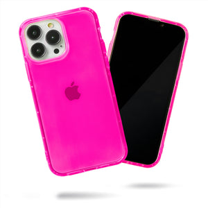 Highlighter Case for iPhone 15 Pro Max - Eye-Catching Hot Pink
