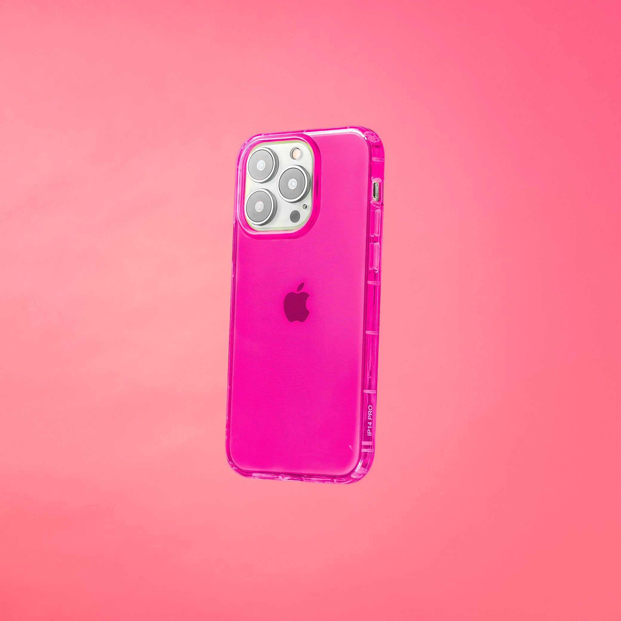 Highlighter Case for iPhone 15 Pro - Eye-Catching Hot Pink