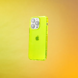 Highlighter Case for iPhone 15 Pro - Conspicuous Neon Yellow