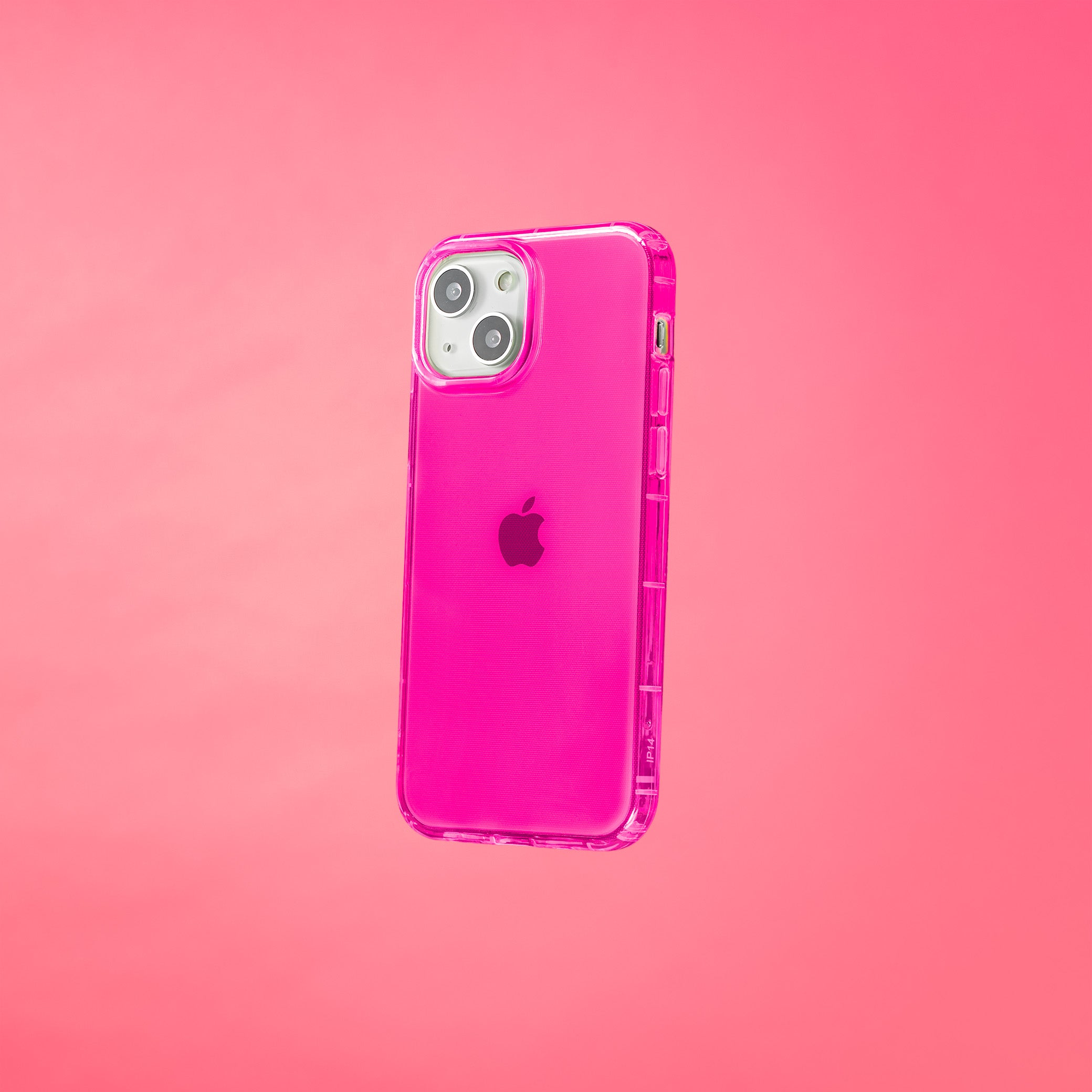 Highlighter Case for iPhone 15 - Eye-Catching Hot Pink