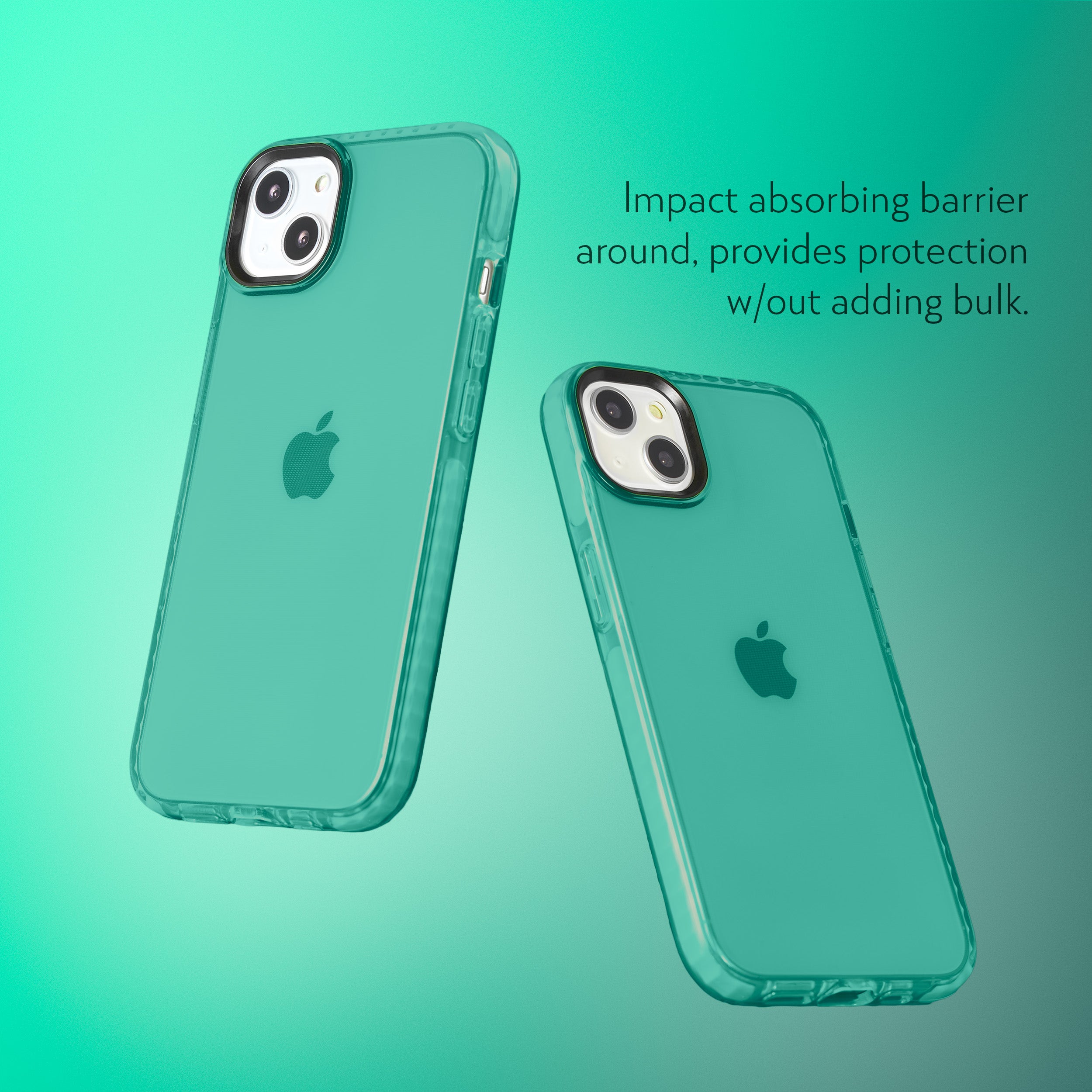 Barrier Case for iPhone 15 Plus - Polished Turquoise Blue