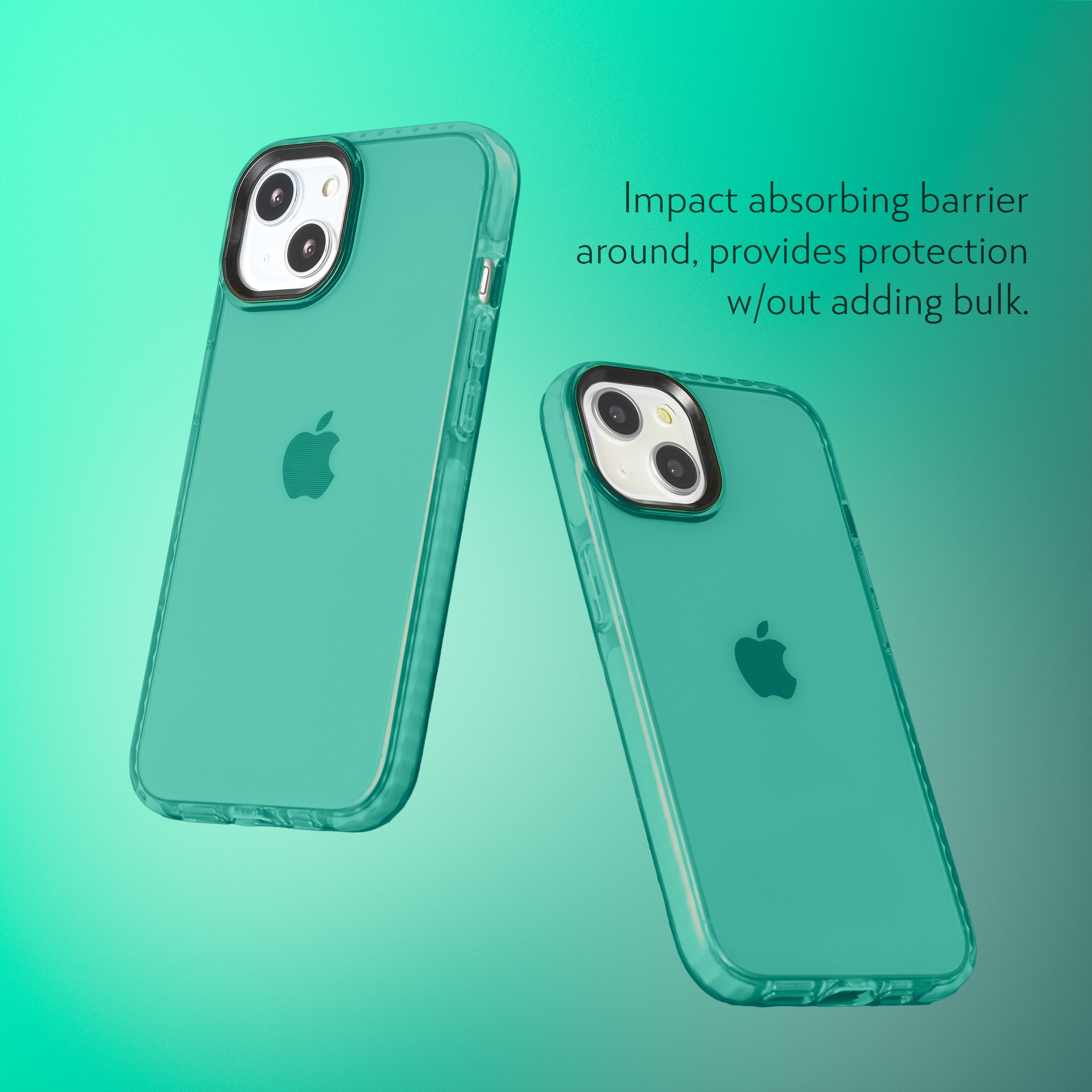 Barrier Case for iPhone 15 - Polished Turquoise Blue