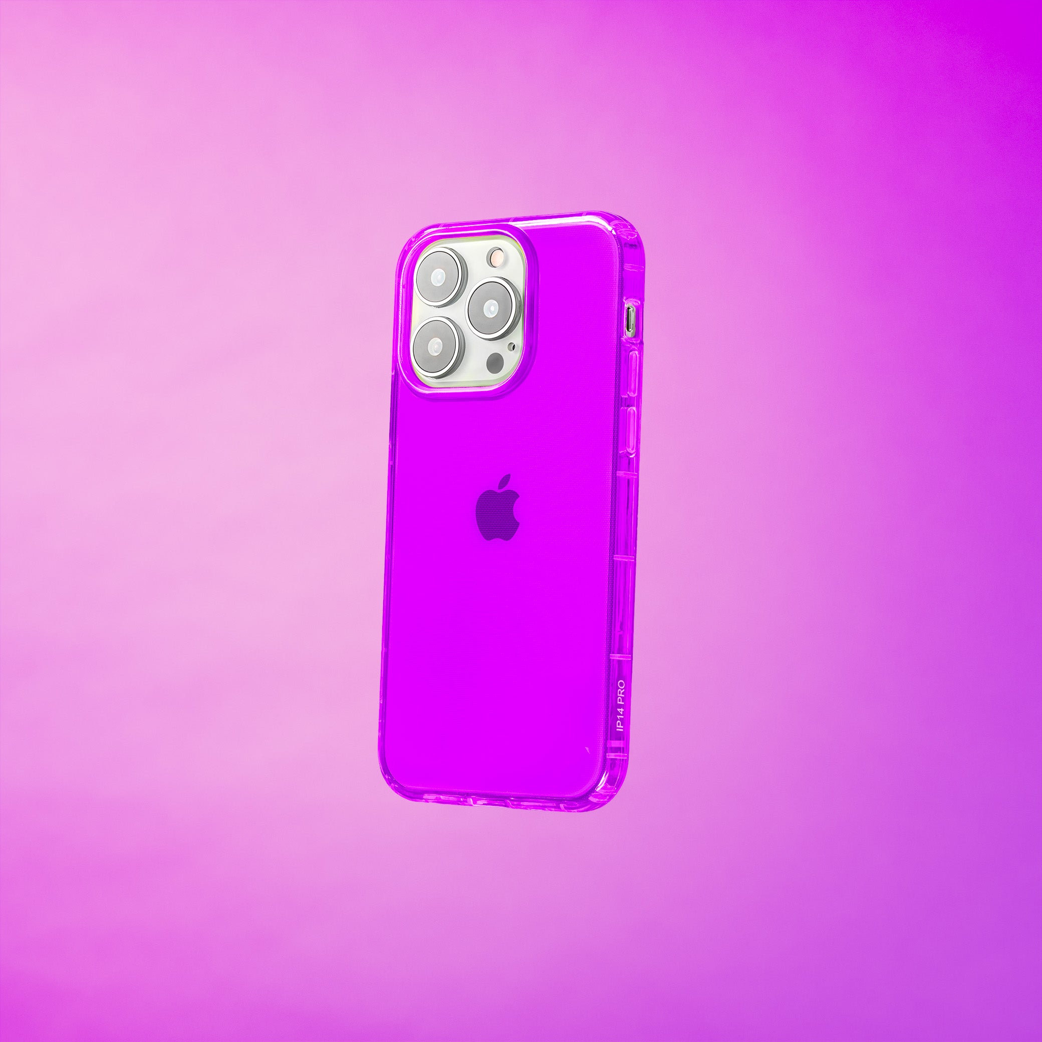 Highlighter Case for iPhone 15 Pro - Saturated Vivid Purple