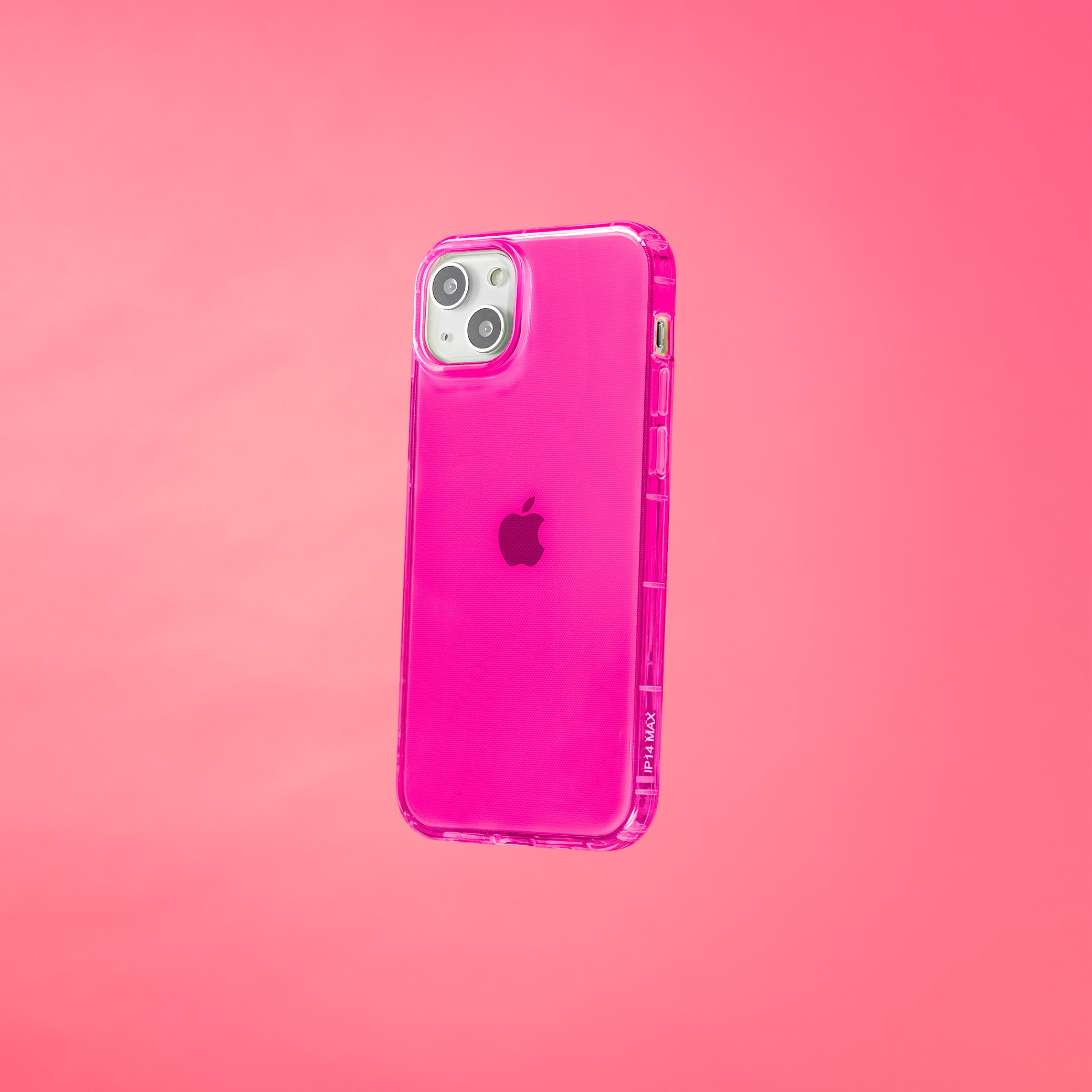 Highlighter Case for iPhone 15 Plus - Eye-Catching Hot Pink