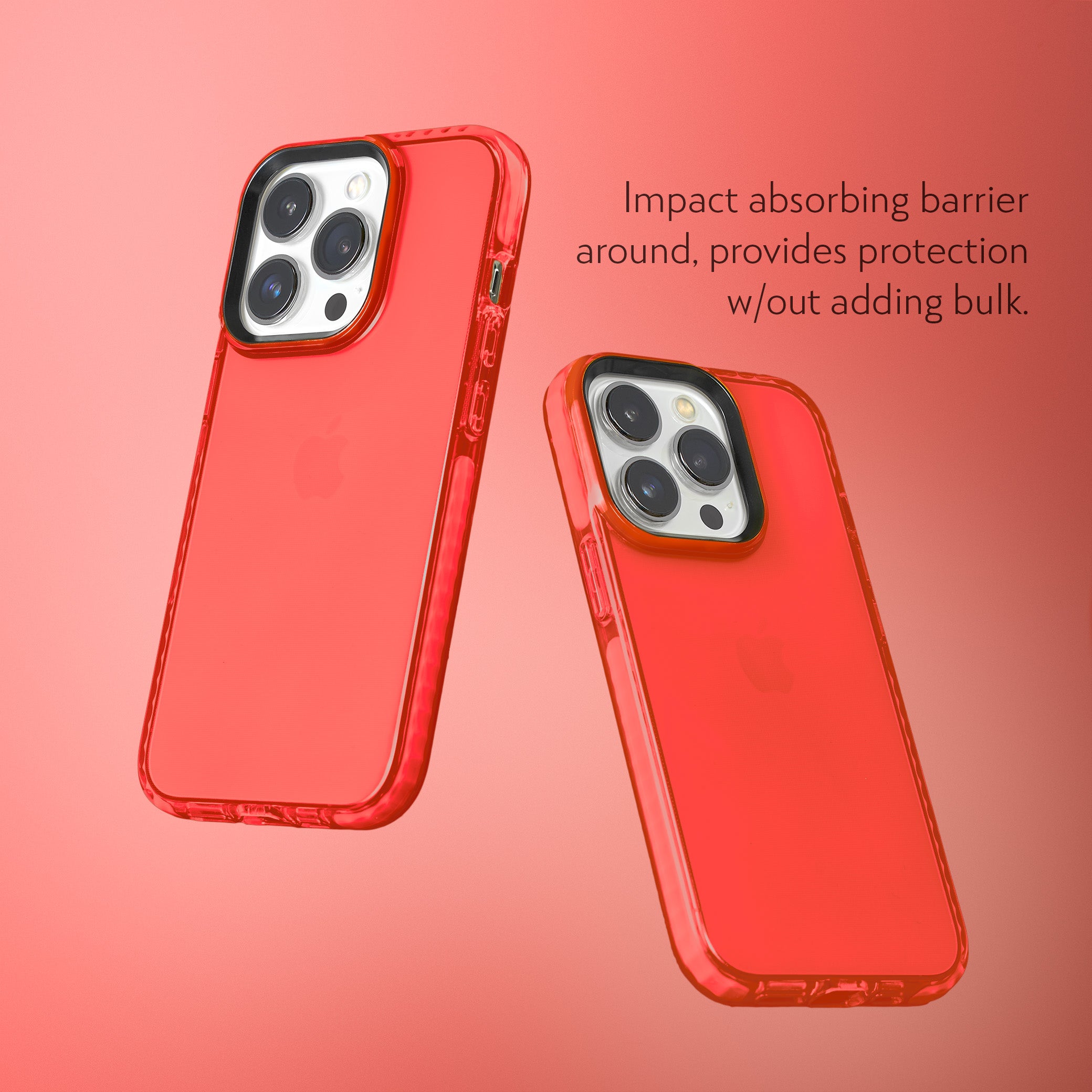 Barrier Case for iPhone 15 Pro - Electric Red Strawberry