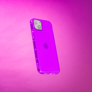 Highlighter Case for iPhone 15 Plus - Saturated Vivid Purple