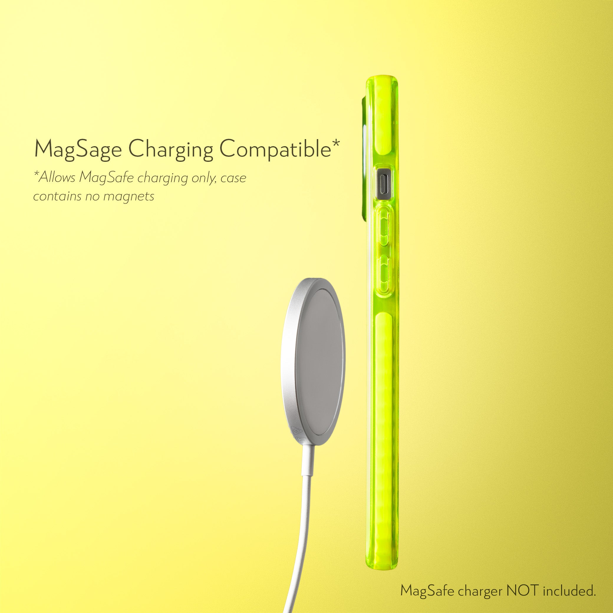 Barrier Case for iPhone 15 Plus - Hi-Energy Neon Yellow