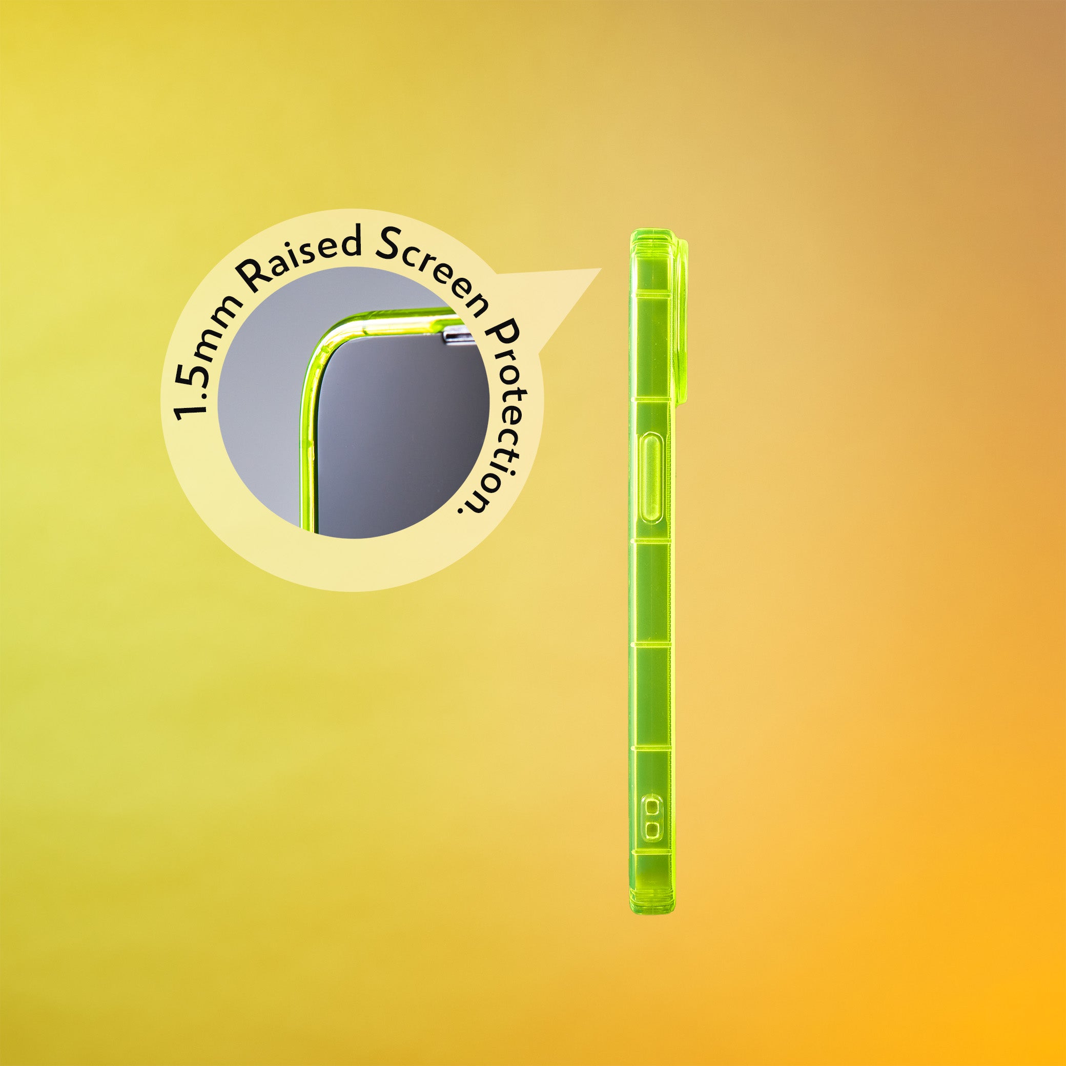 Highlighter Case for iPhone 15 - Conspicuous Neon Yellow