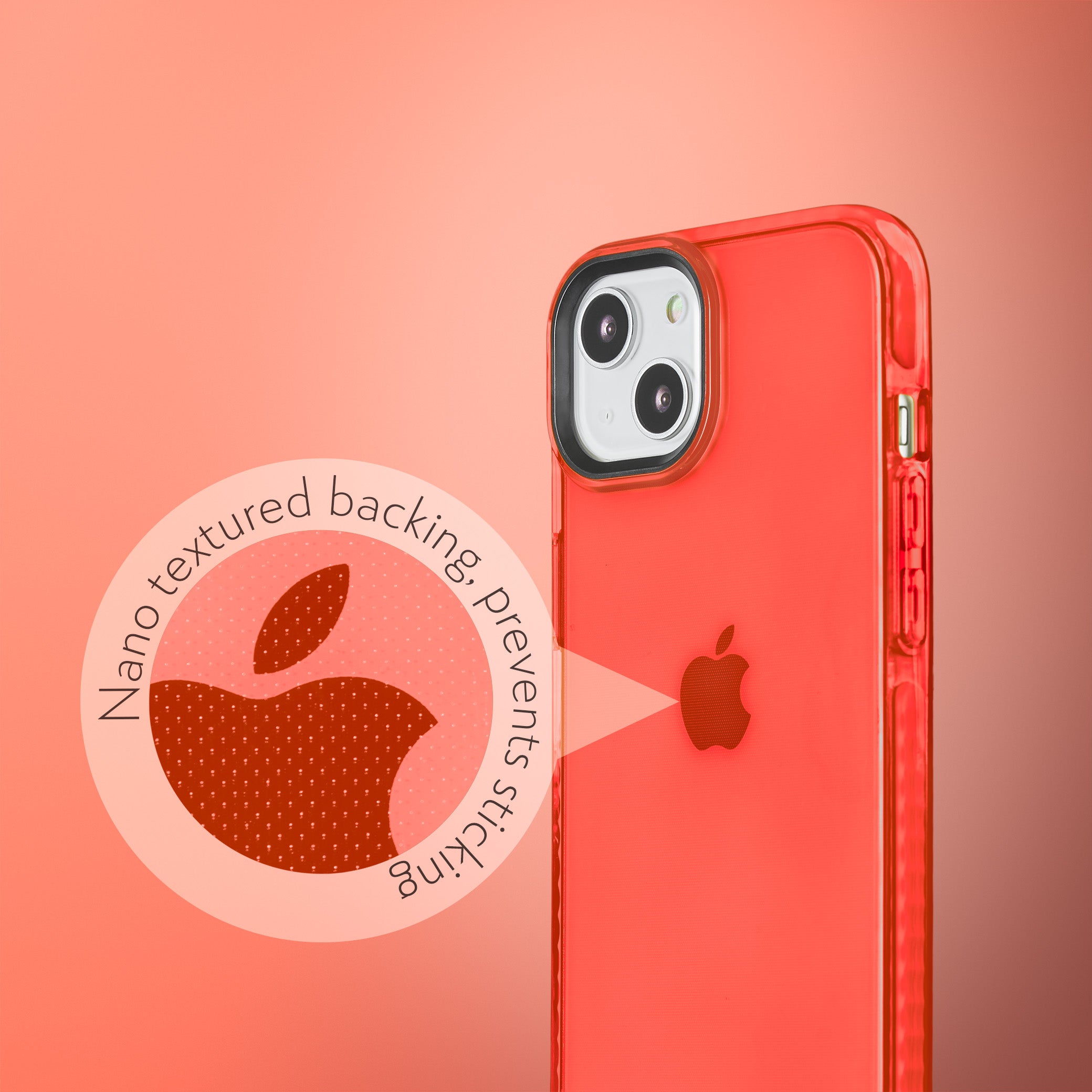 Barrier Case for iPhone 15 - Electric Red Strawberry
