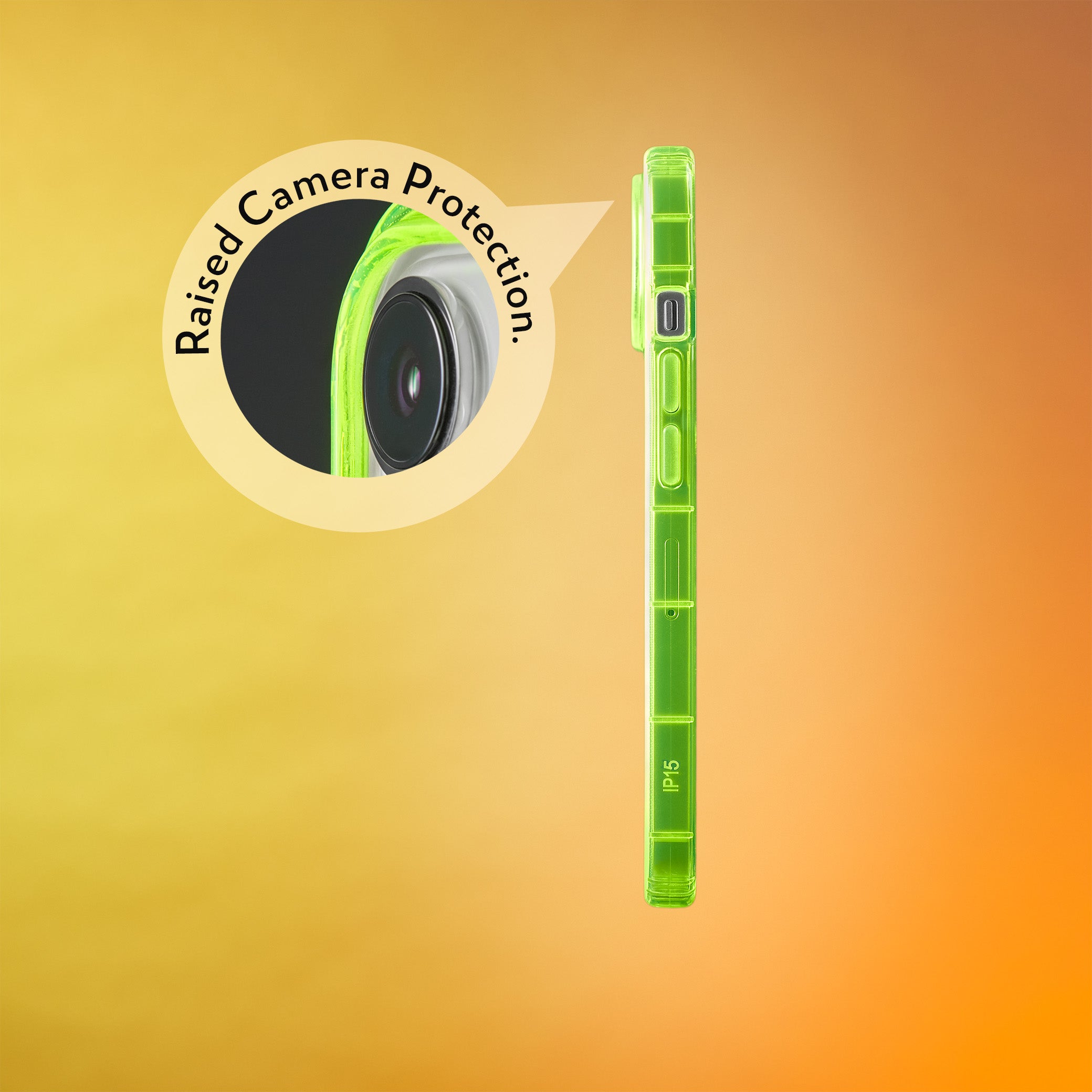 Highlighter Case for iPhone 15 - Conspicuous Neon Yellow