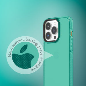Barrier Case for iPhone 15 Pro - Polished Turquoise Blue