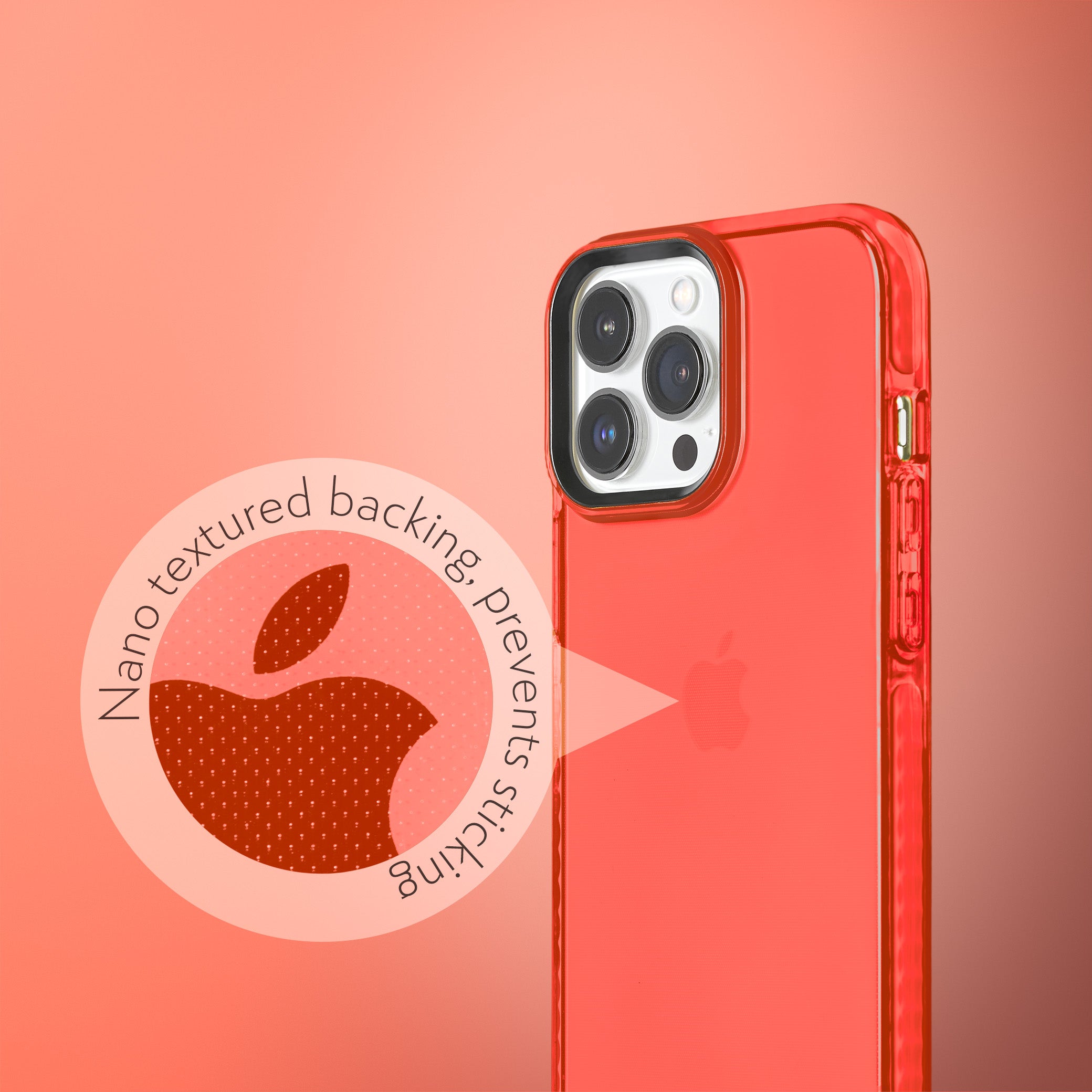 Barrier Case for iPhone 15 Pro Max - Electric Red Strawberry