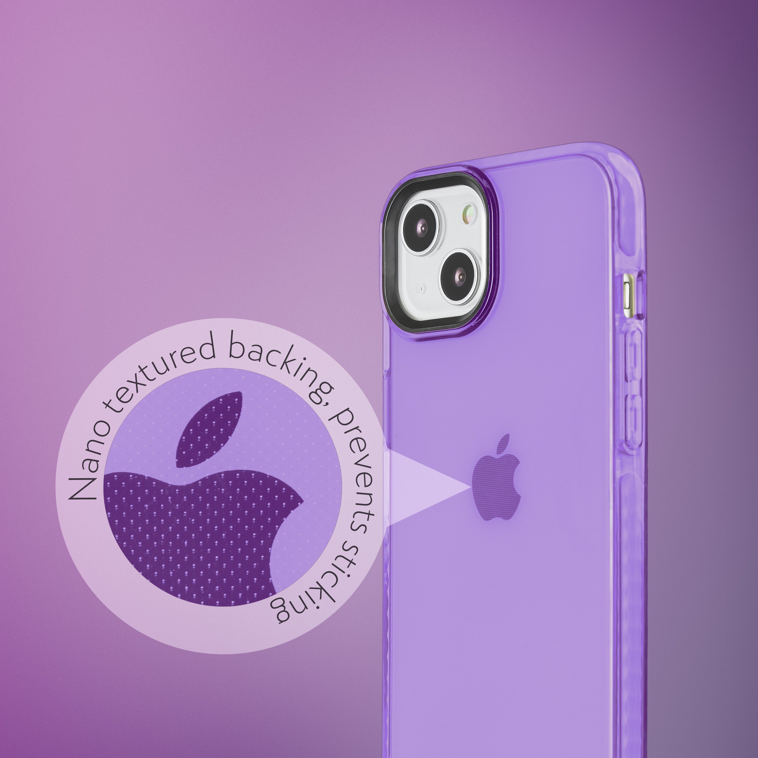 Barrier Case for iPhone 15 - Fresh Purple Lavender