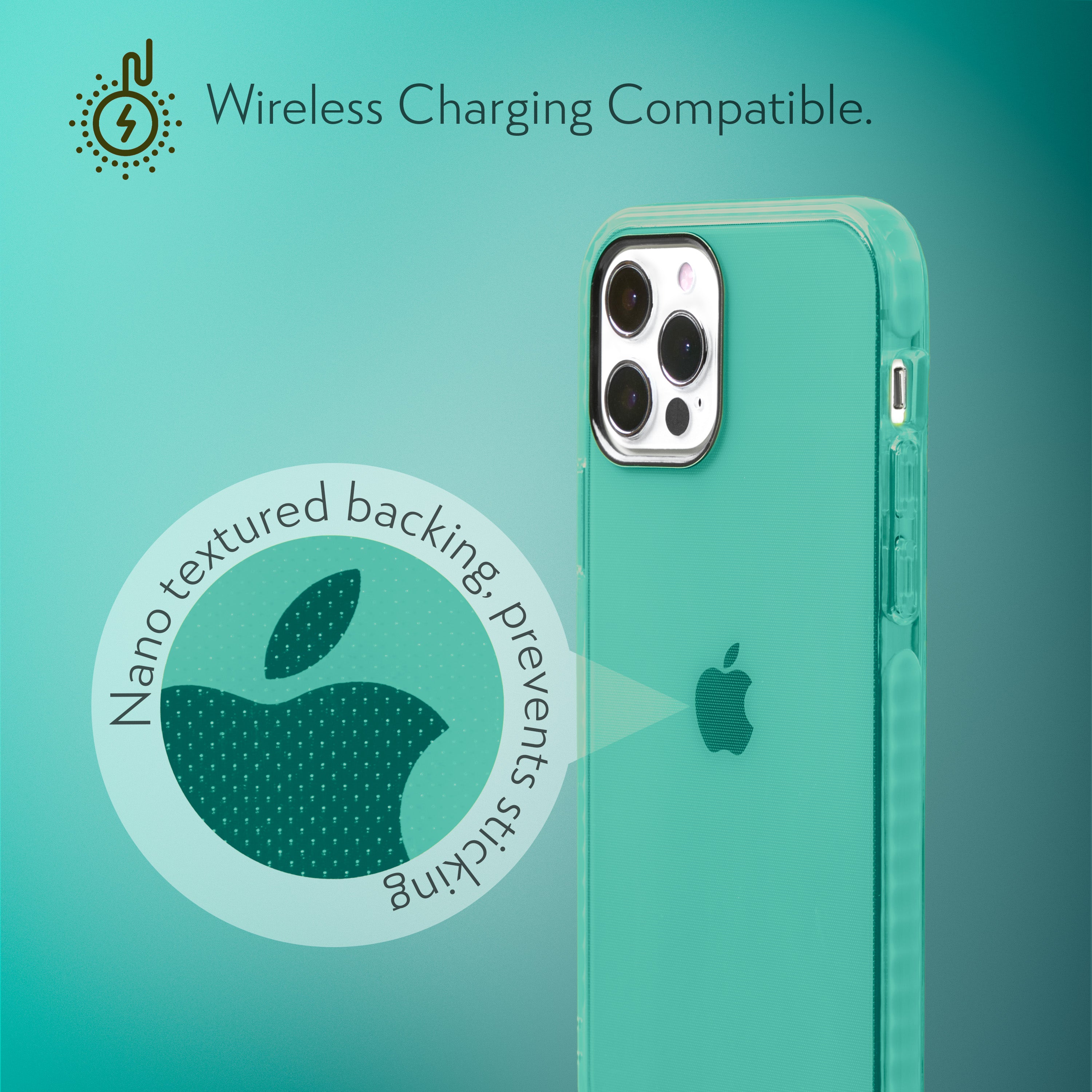 Barrier Case for iPhone 12 Pro Max - Polished Turquoise Blue