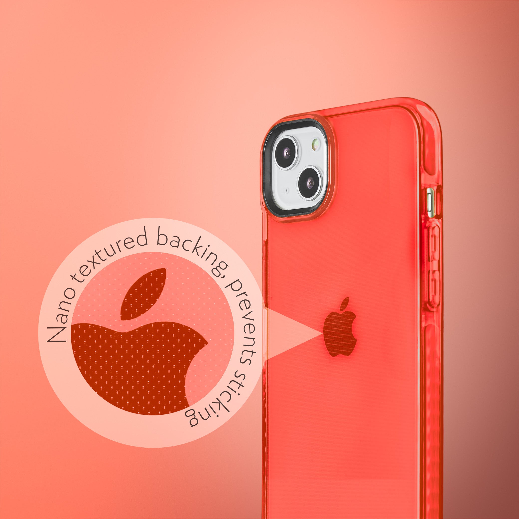 Barrier Case for iPhone 15 Plus - Electric Red Strawberry