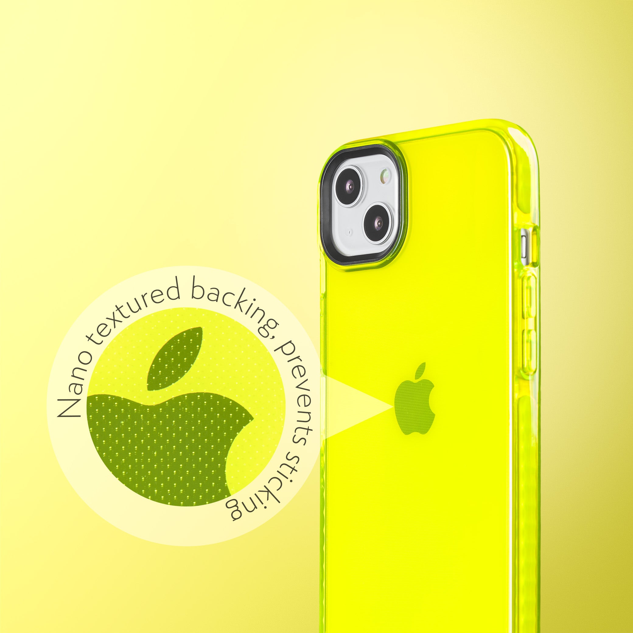 Barrier Case for iPhone 15 Plus - Hi-Energy Neon Yellow