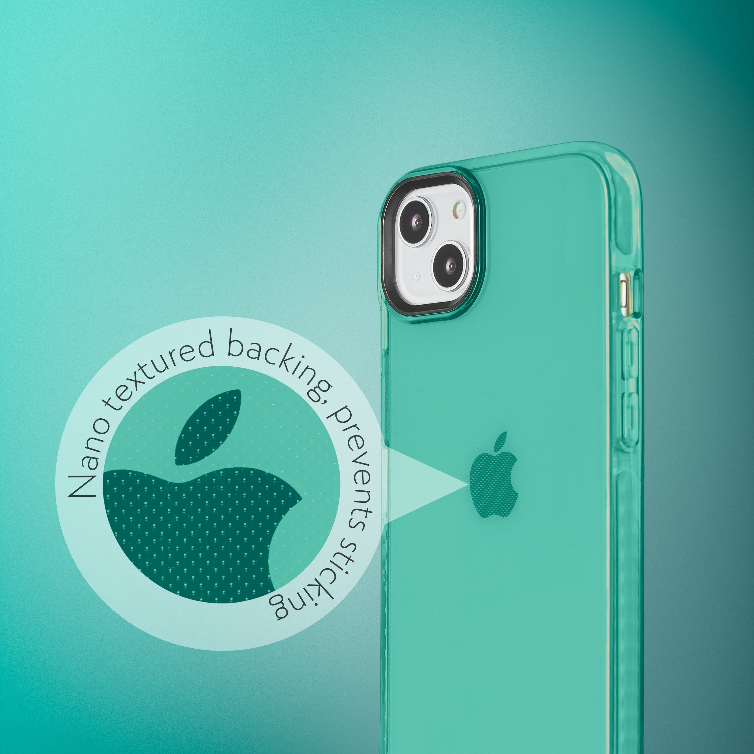 Barrier Case for iPhone 15 Plus - Polished Turquoise Blue