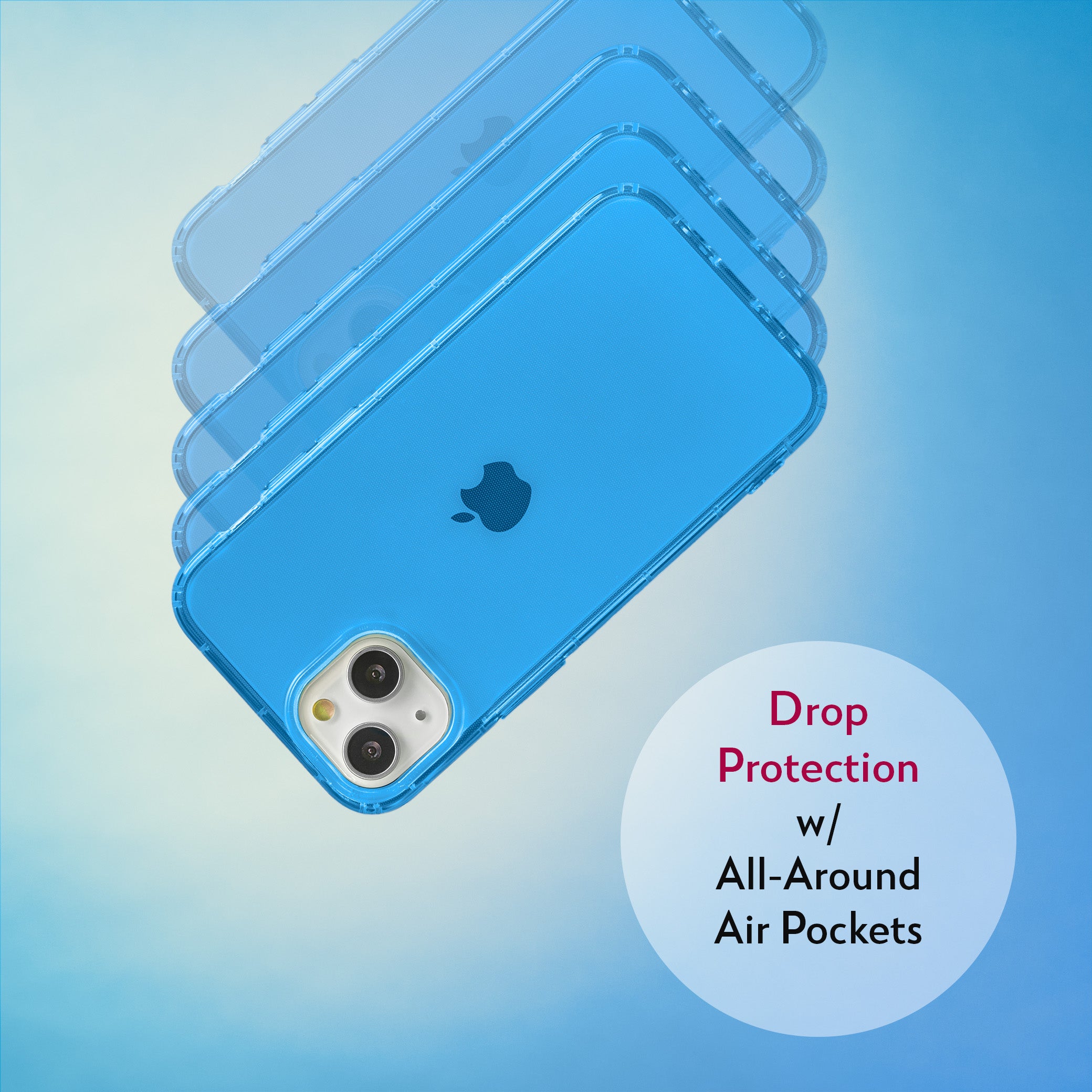 Highlighter Case for iPhone 15 - Elevated Azure Blue