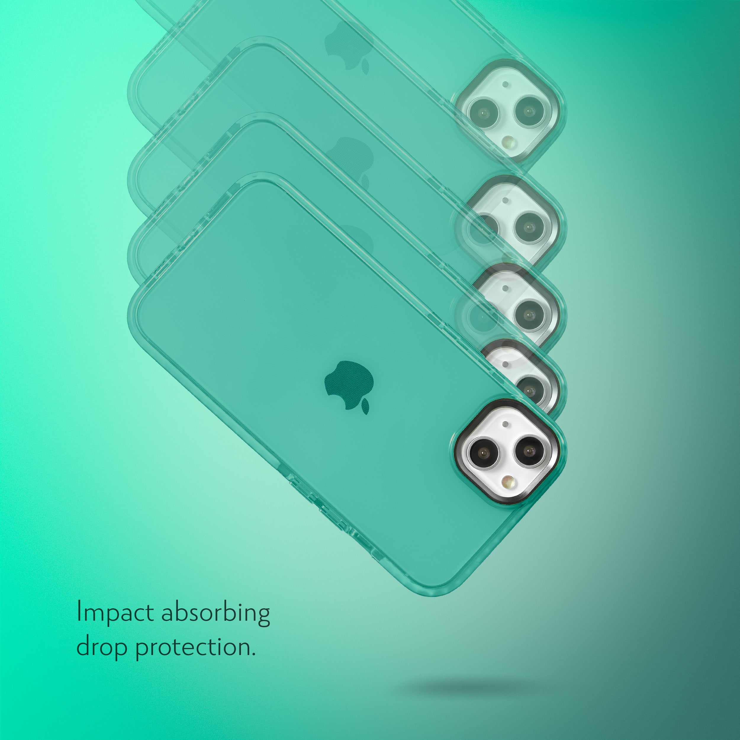Barrier Case for iPhone 15 Plus - Polished Turquoise Blue