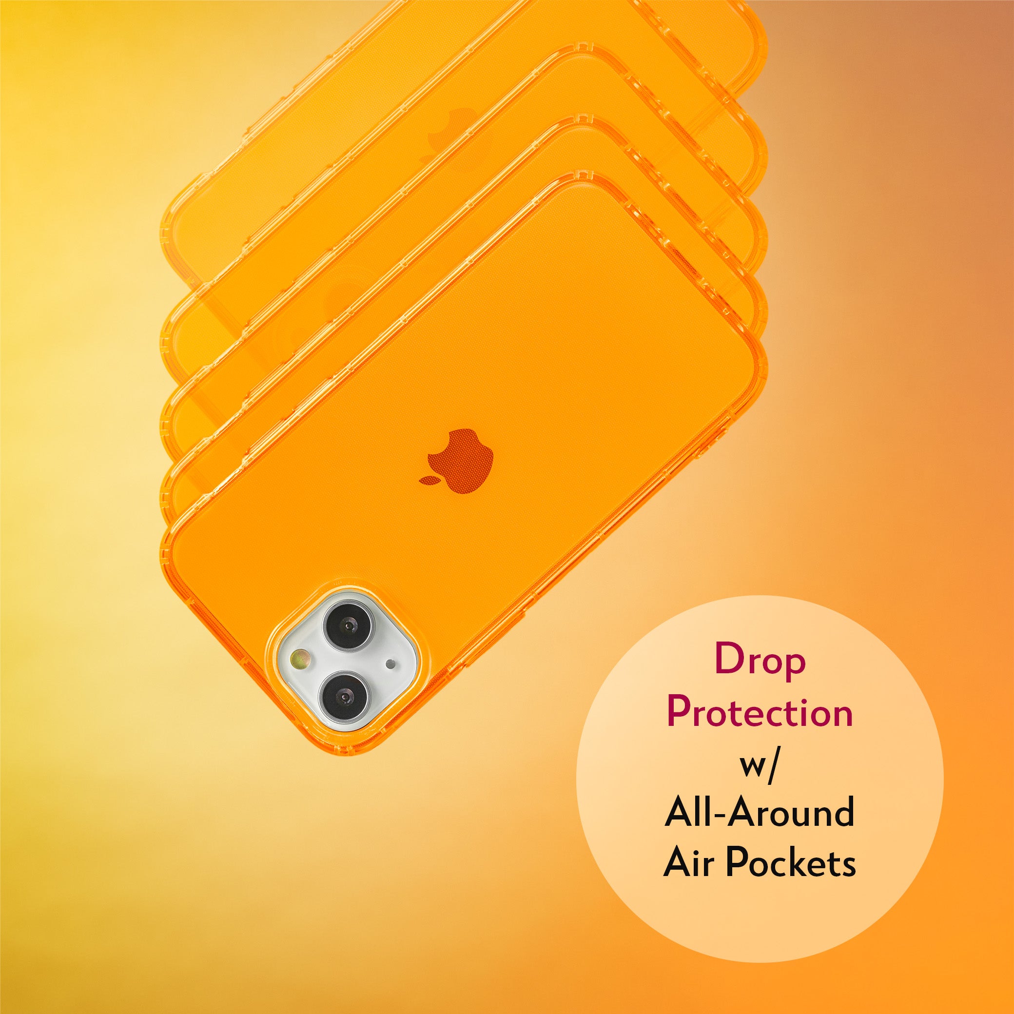 Highlighter Case for iPhone 15 - Intense Bright Orange