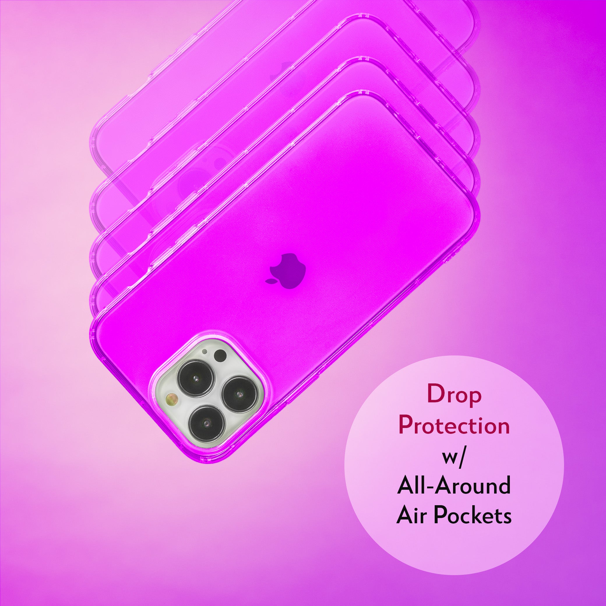 Highlighter Case for iPhone 15 Pro Max - Saturated Vivid Purple