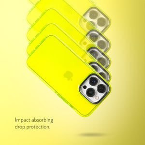 Barrier Case for iPhone 15 Pro - Hi-Energy Neon Yellow