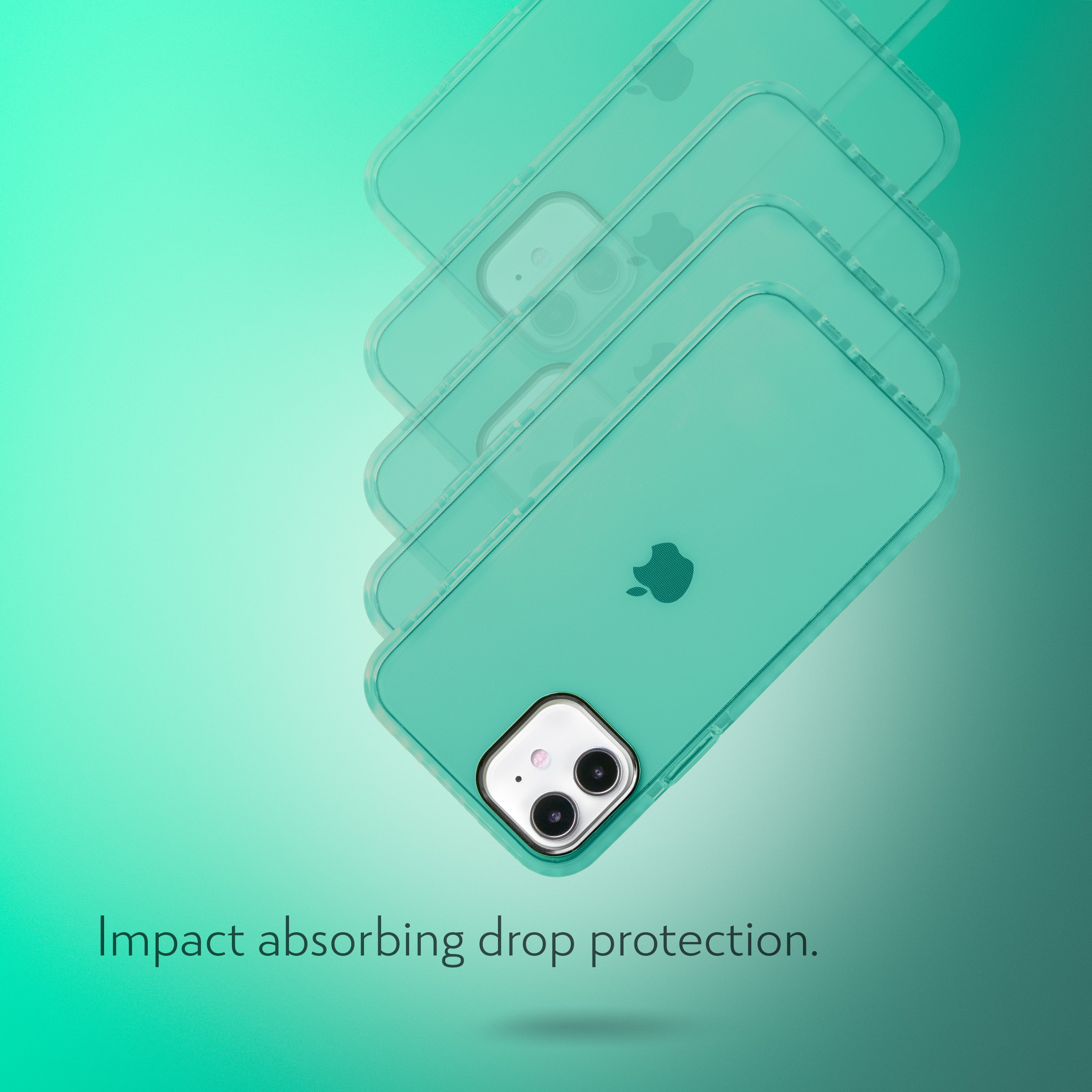 Barrier Case for iPhone 12 Mini - Polished Turquoise Blue