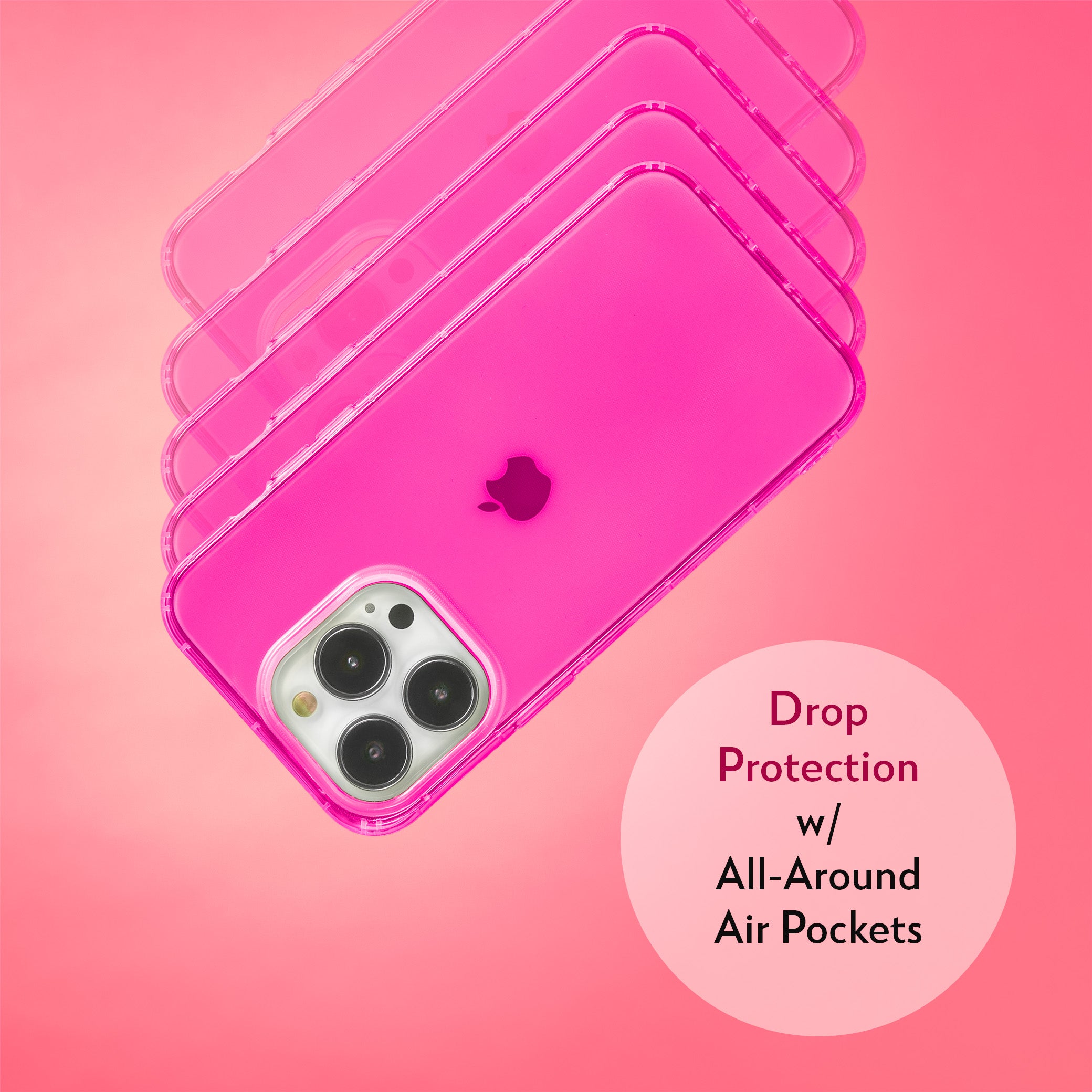 Highlighter Case for iPhone 15 Pro - Eye-Catching Hot Pink