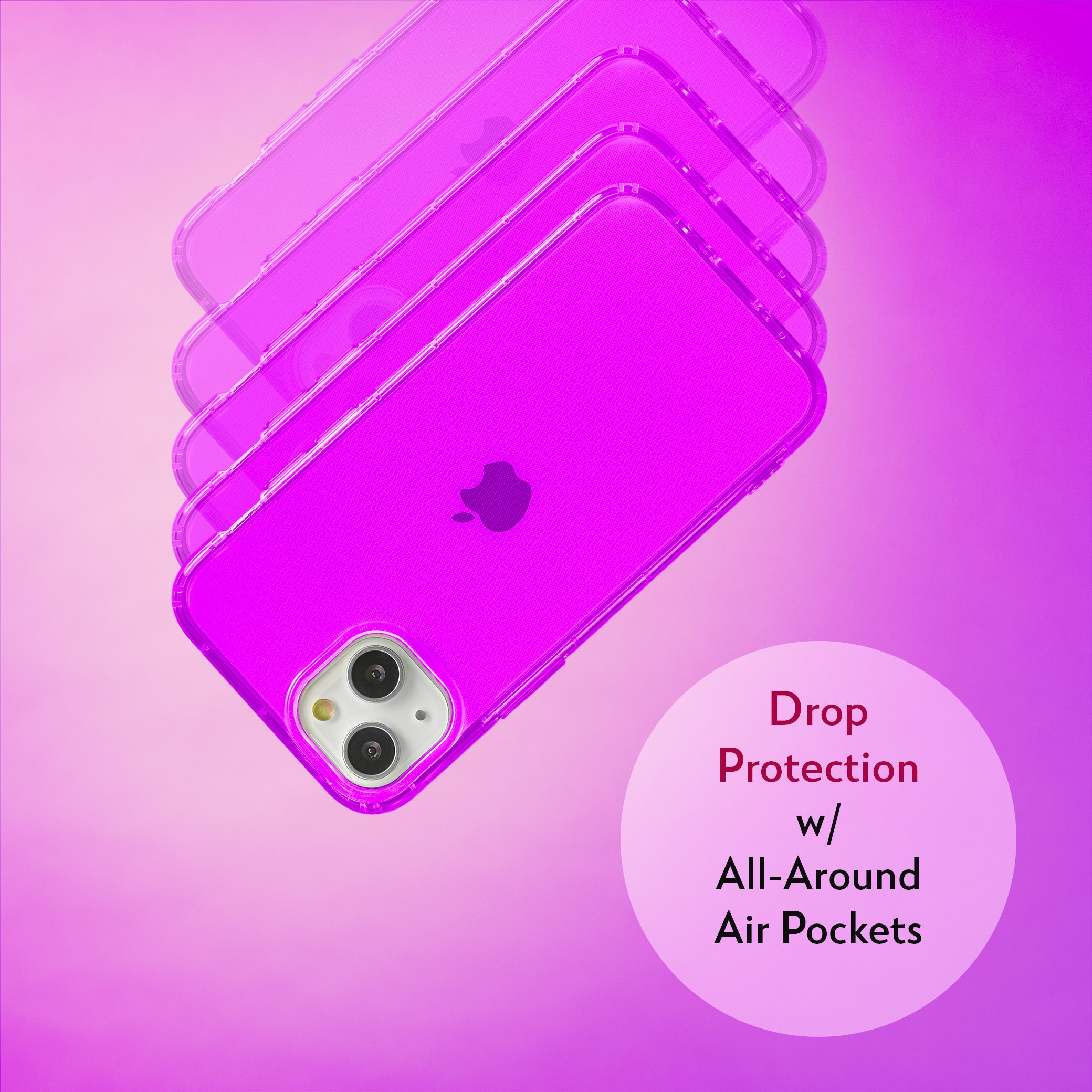 Highlighter Case for iPhone 15 - Saturated Vivid Purple