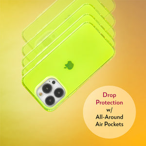 Highlighter Case for iPhone 15 Pro - Conspicuous Neon Yellow