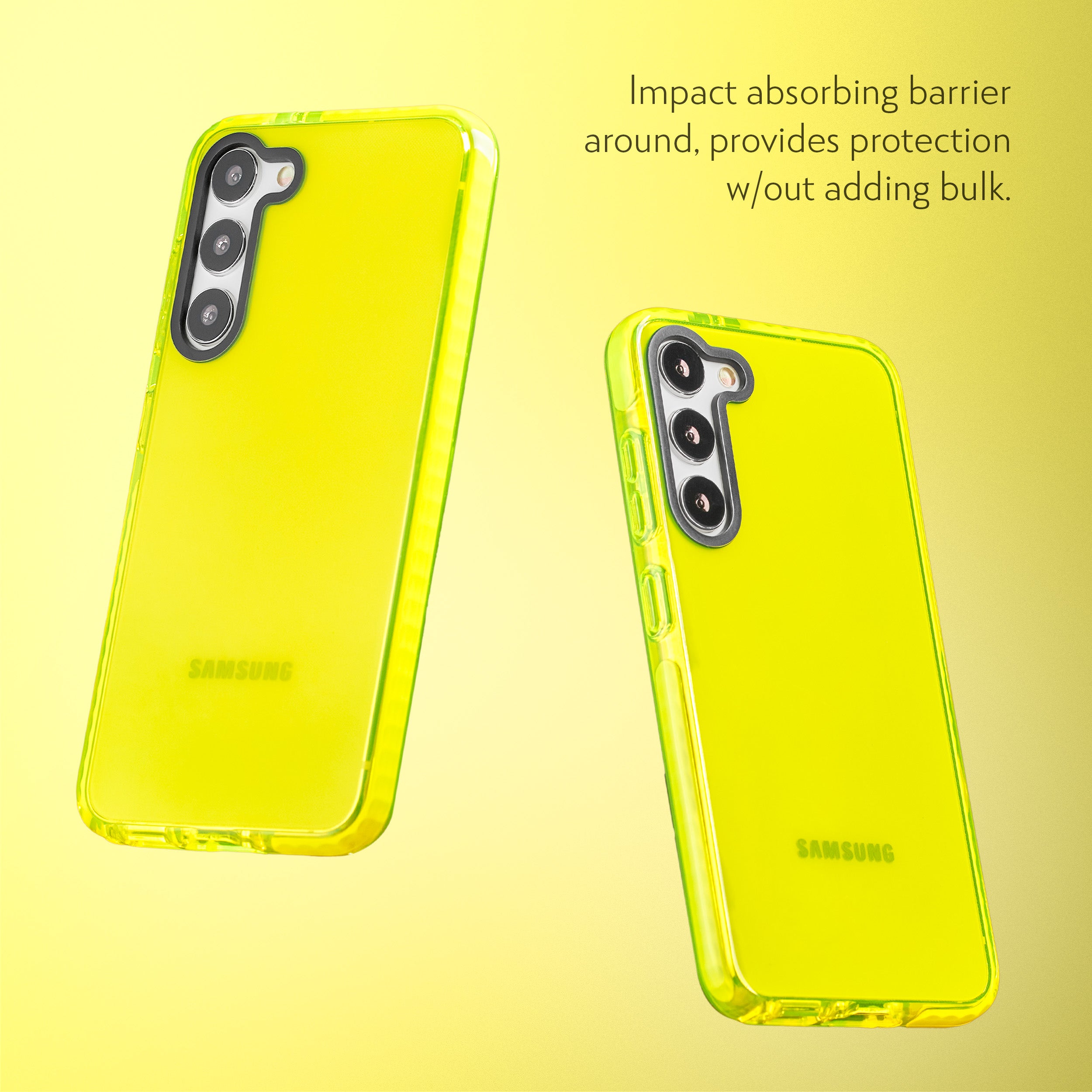 Barrier Case for Galaxy S23 Plus - Hi-Energy Neon Yellow