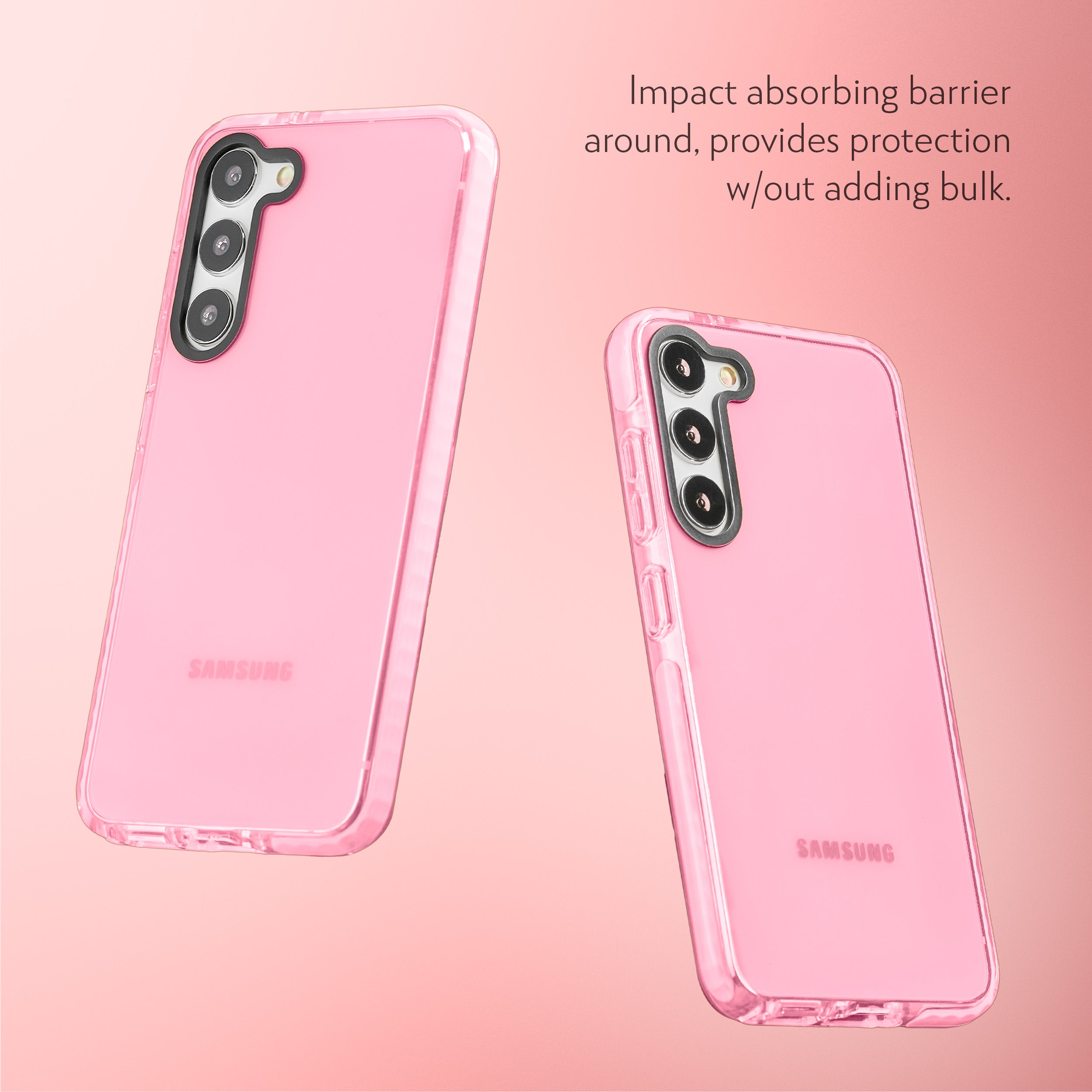 Barrier Case for Galaxy S24 Plus - Subtle Pink Peach