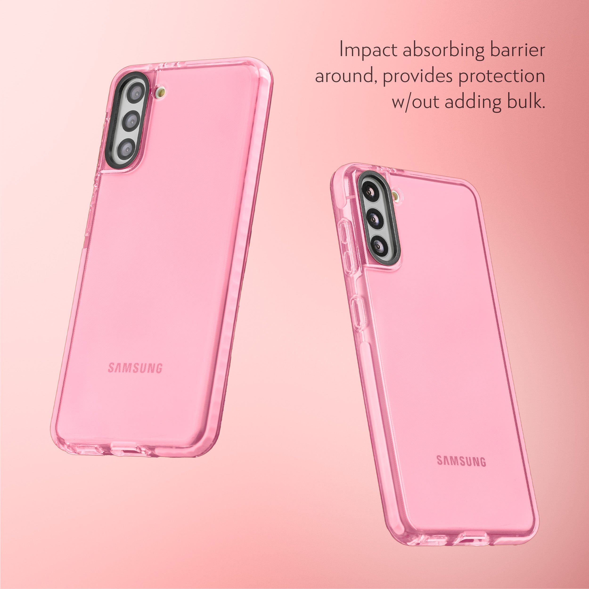 Barrier Case for Galaxy S21 Plus - Subtle Pink Peach