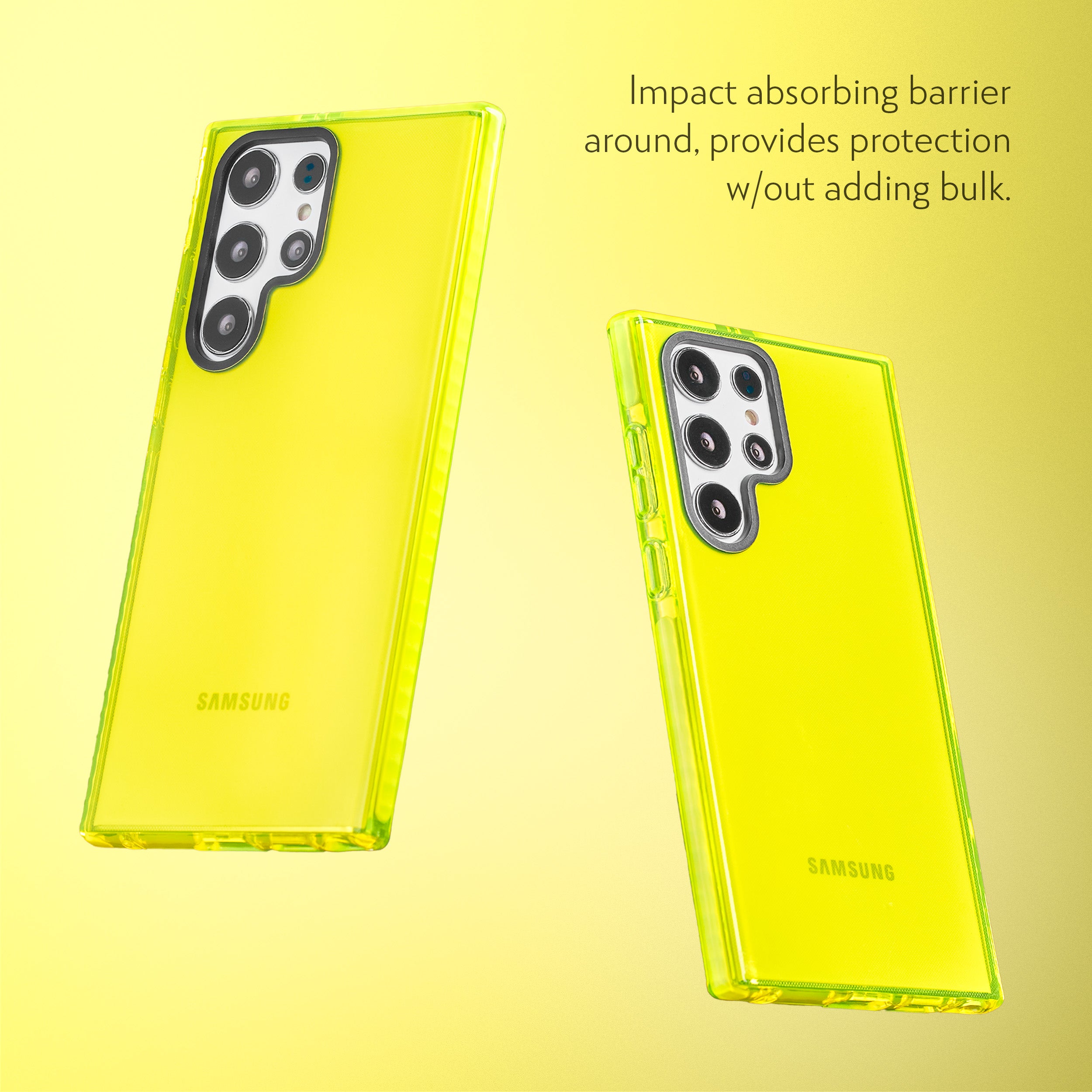 Barrier Case for Galaxy S23 Ultra - Hi-Energy Neon Yellow