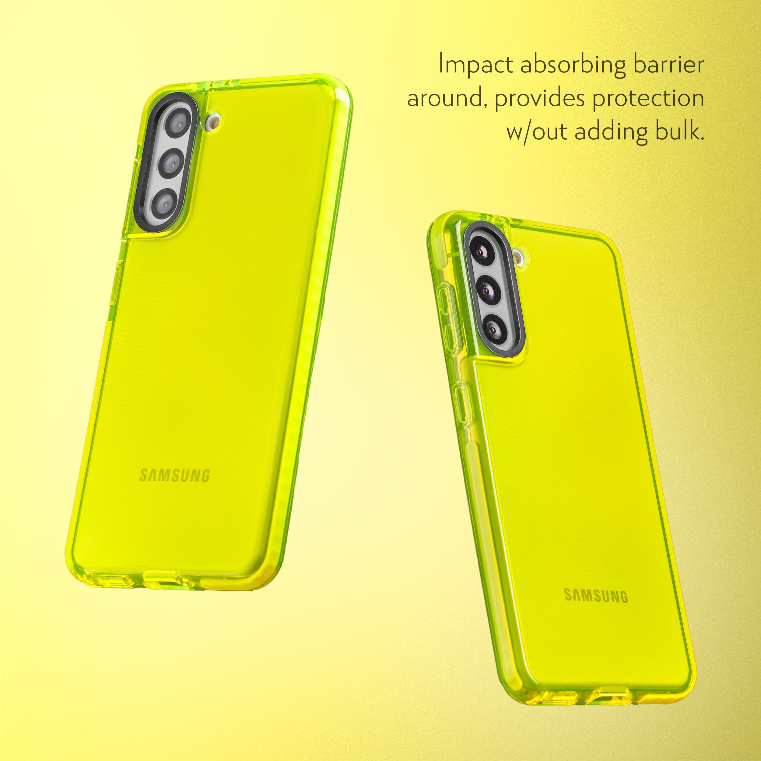 Barrier Case for Galaxy S21 - Hi-Energy Neon Yellow