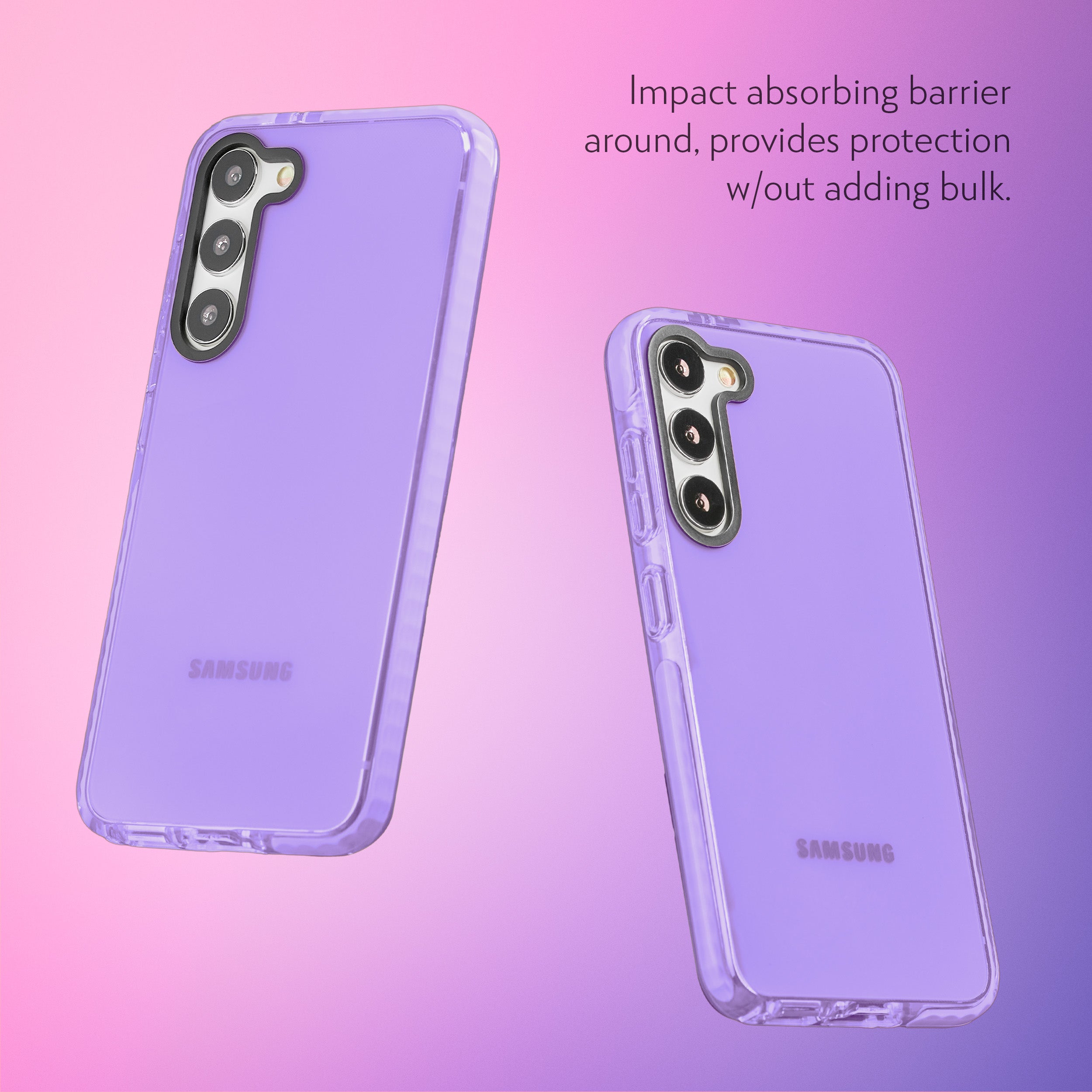 Barrier Case for Galaxy S23 Plus - Light Pastel Purple