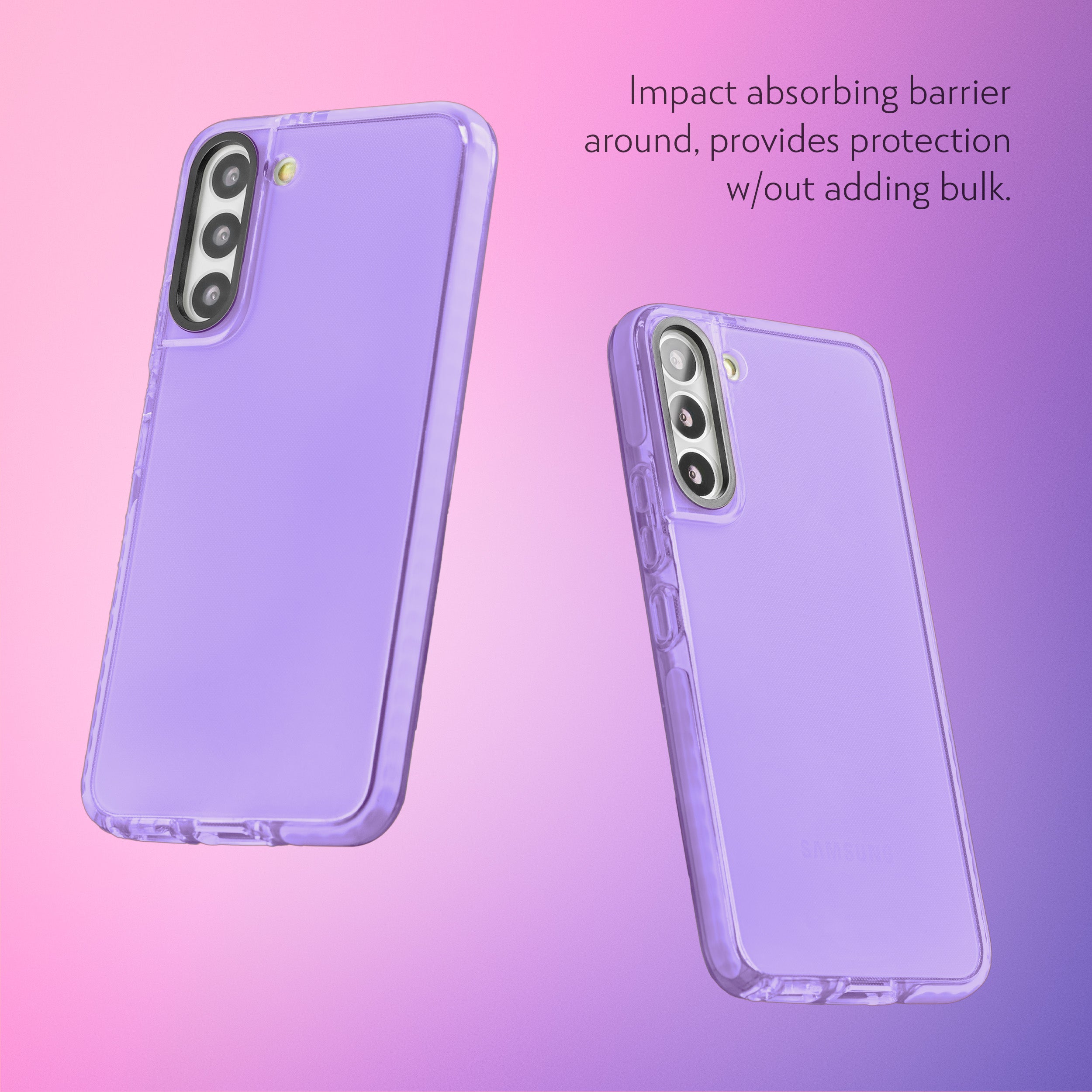 Barrier Case for Galaxy S22 Plus - Light Pastel Purple