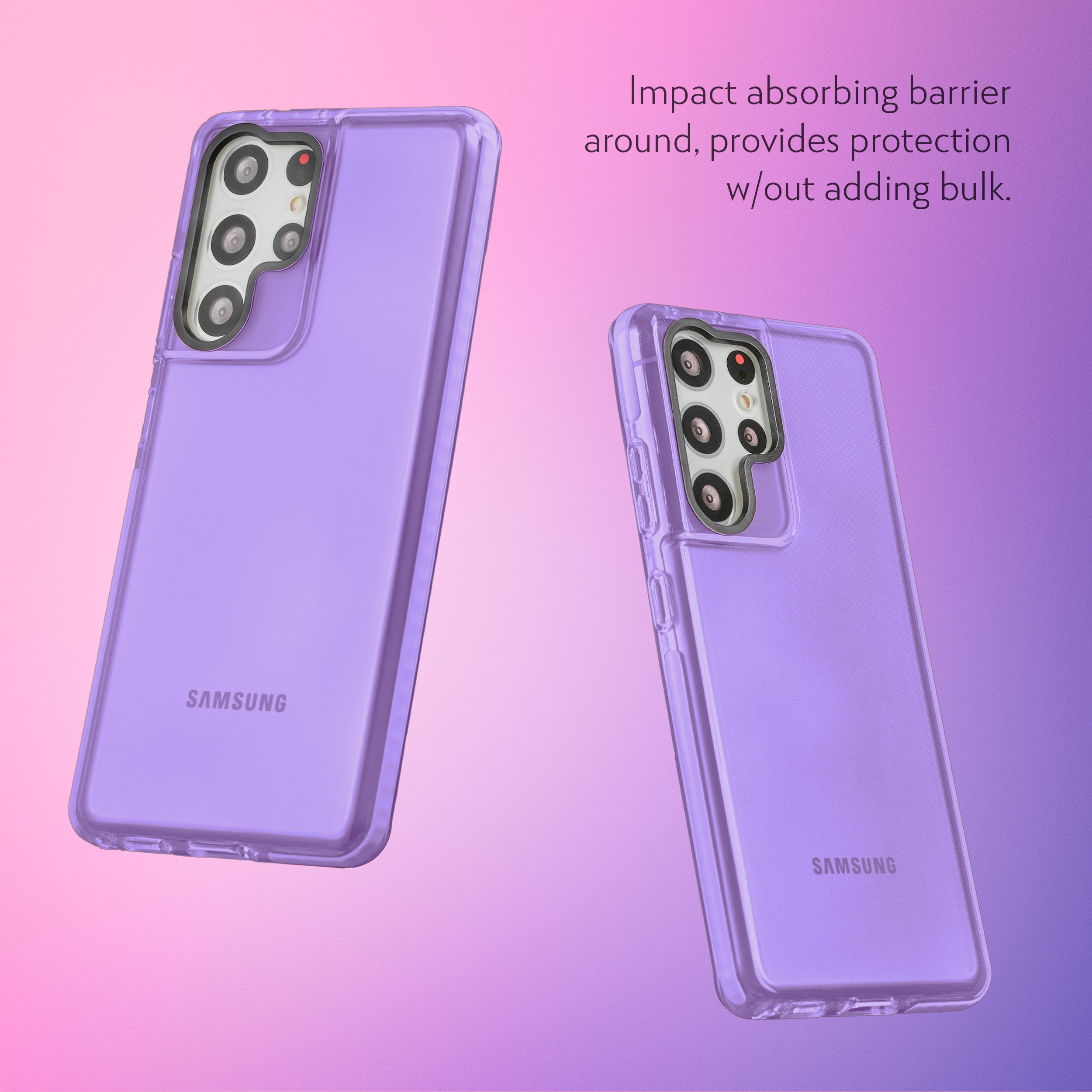 Barrier Case for Galaxy S21 Ultra - Light Pastel Purple