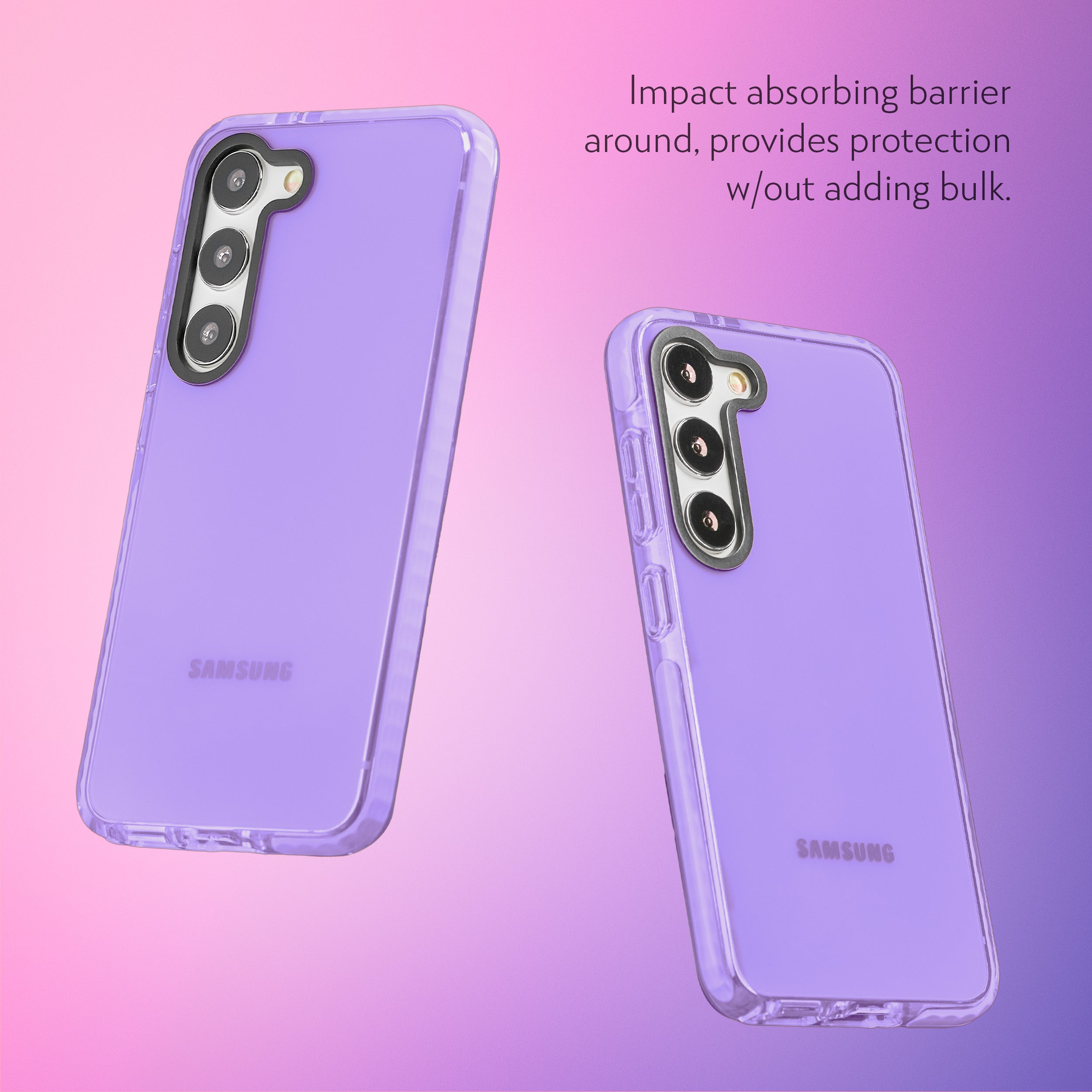 Barrier Case for Galaxy S24 - Light Pastel Purple