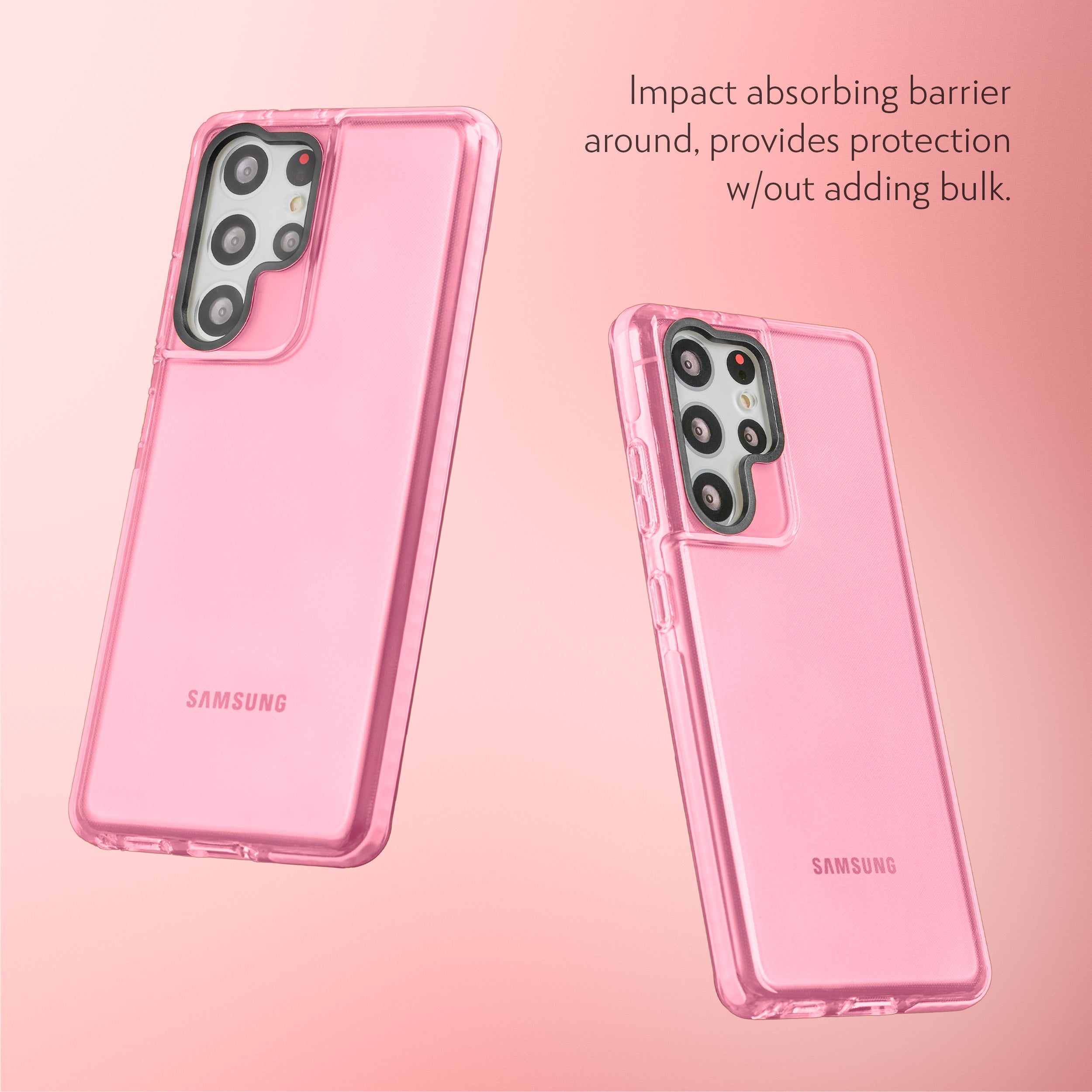 Barrier Case for Galaxy S21 Ultra - Subtle Pink Peach