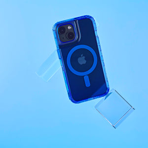 Chroma Case for iPhone 15 - Cosmic Blue Jewel