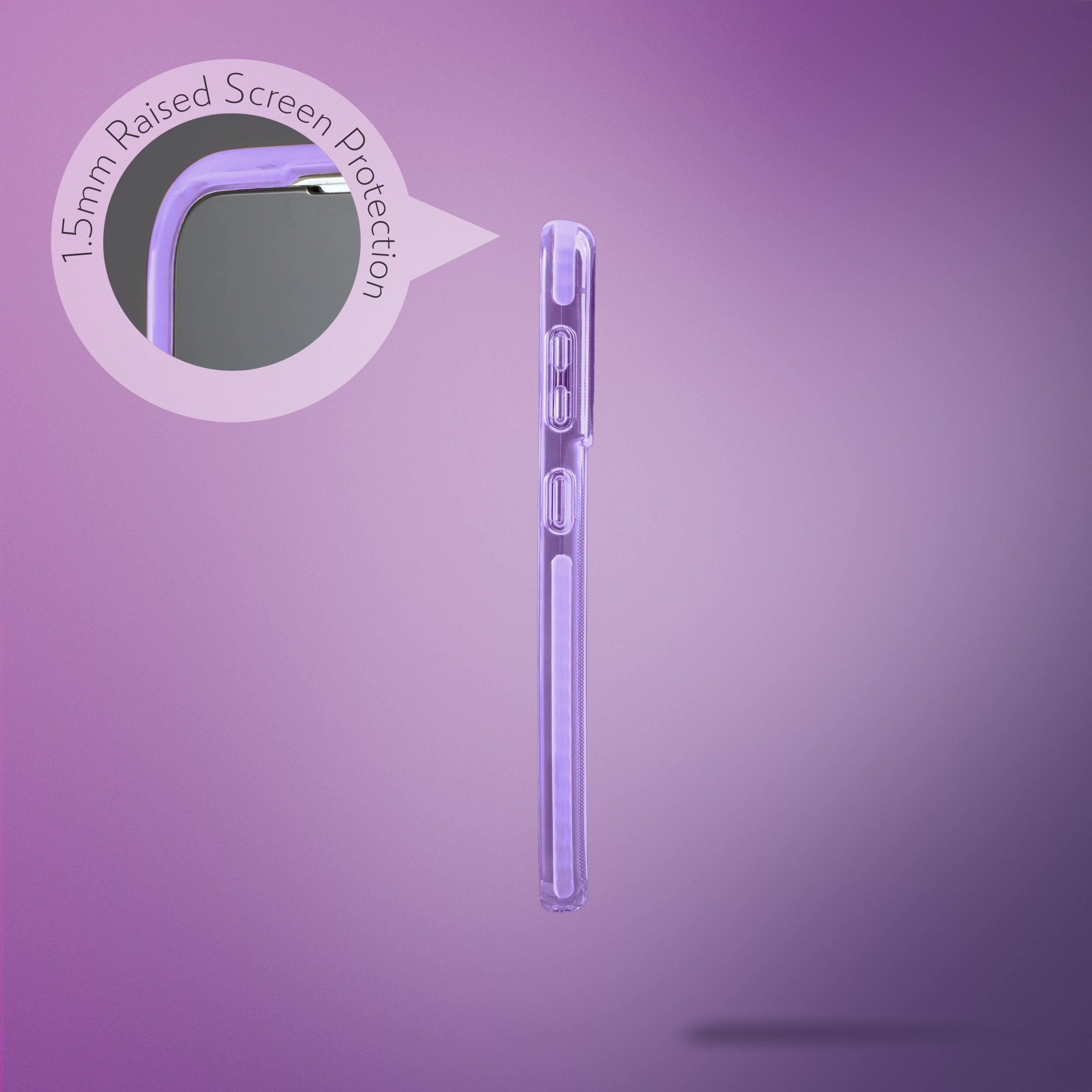 Barrier Case for Galaxy S21 - Light Pastel Purple