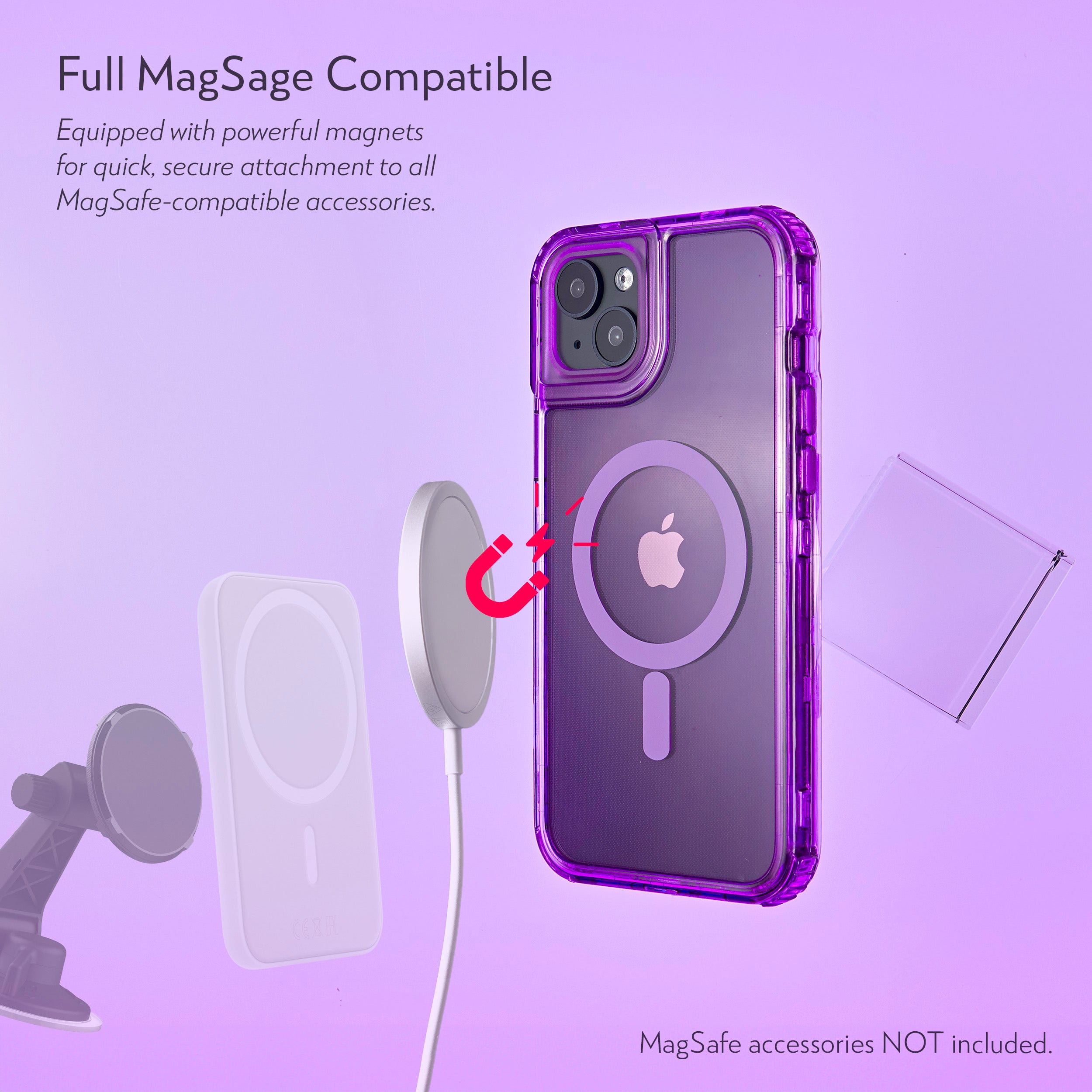 Chroma Case for iPhone 15 Plus - Ultra Purple Pulse