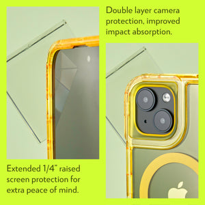 Chroma Case for iPhone 15 - Radiant Yellow Burst