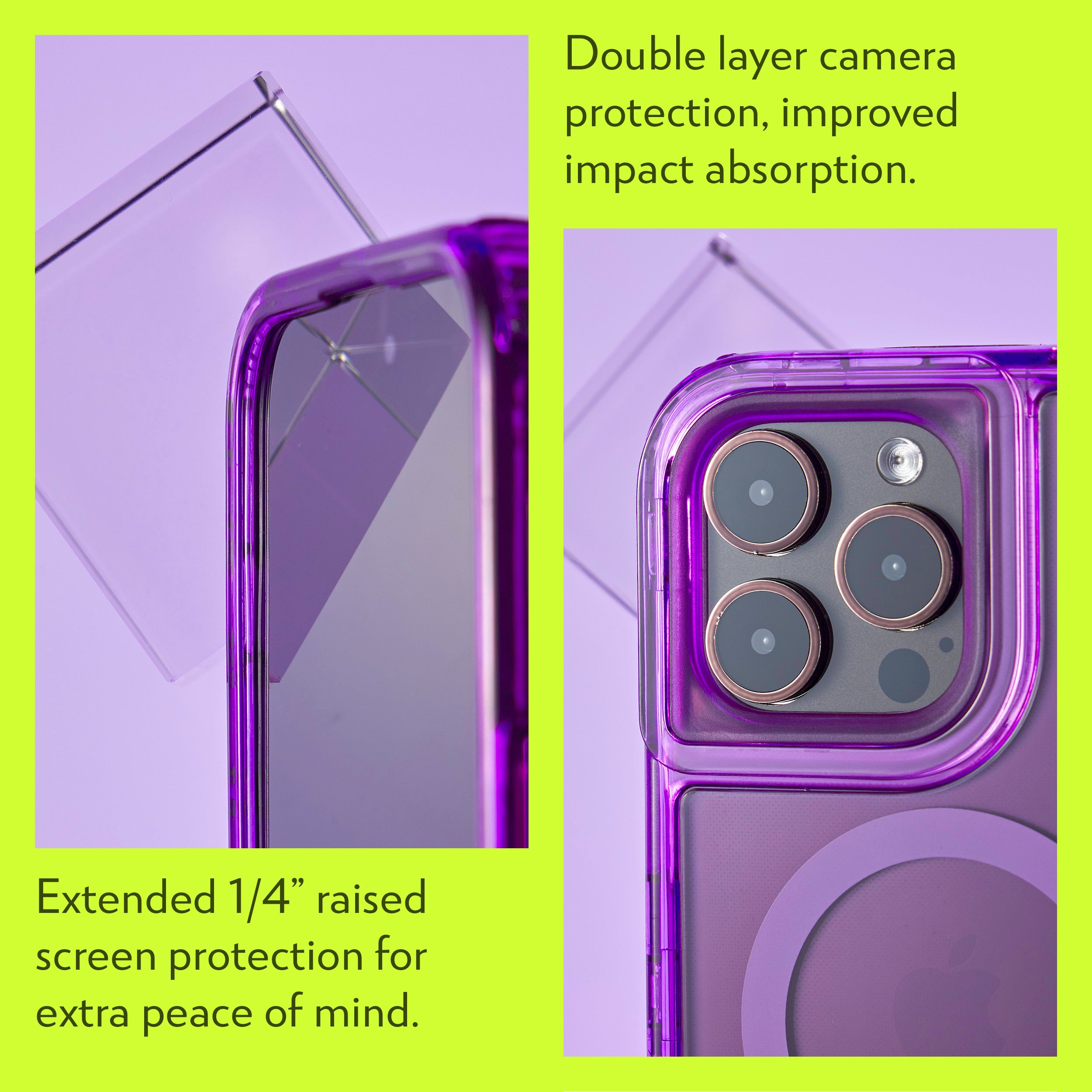 Chroma Case for iPhone 15 Pro Max - Ultra Purple Pulse