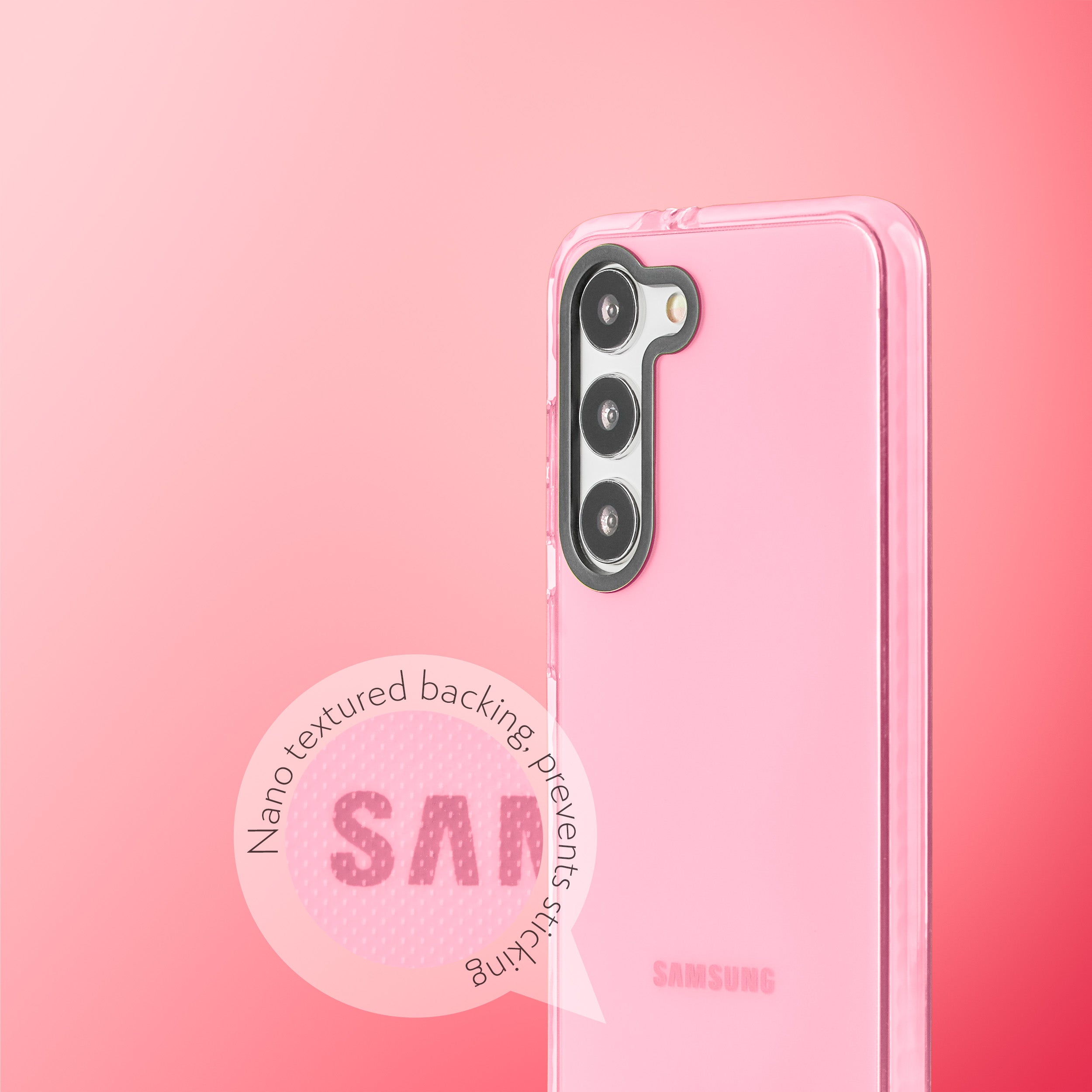 Barrier Case for Galaxy S23 - Subtle Pink Peach