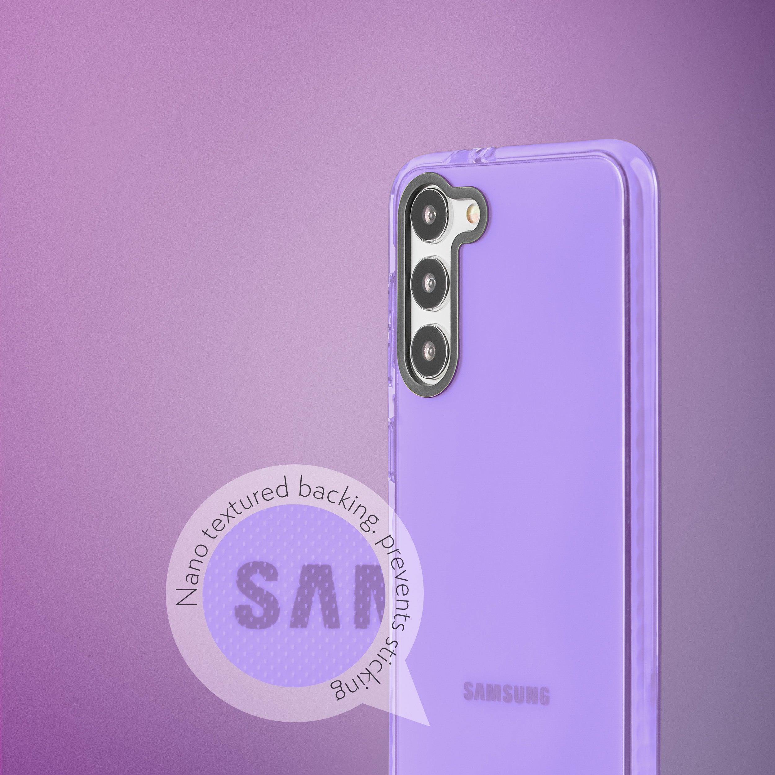 Barrier Case for Galaxy S23 Plus - Light Pastel Purple