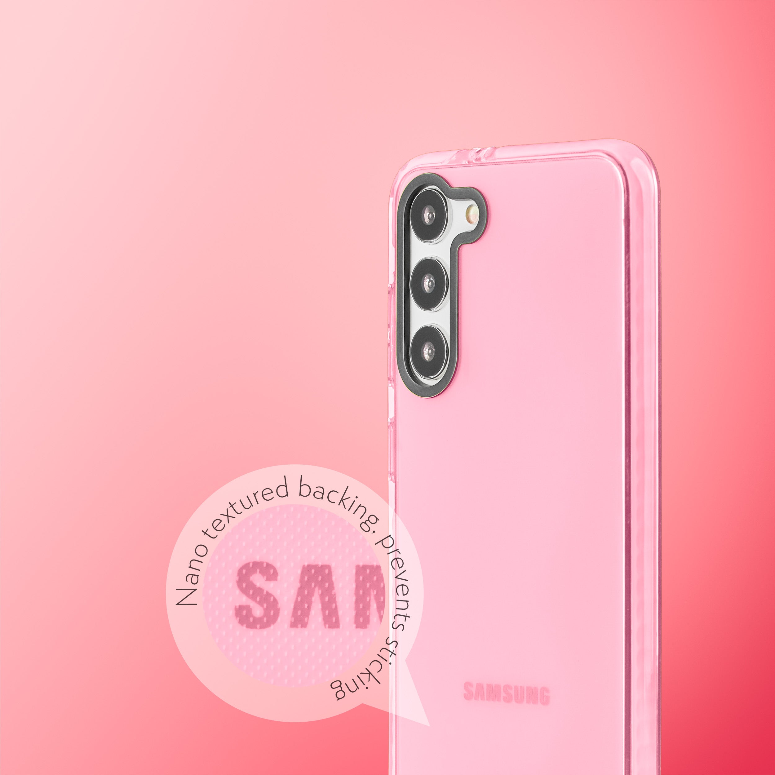 Barrier Case for Galaxy S24 Plus - Subtle Pink Peach