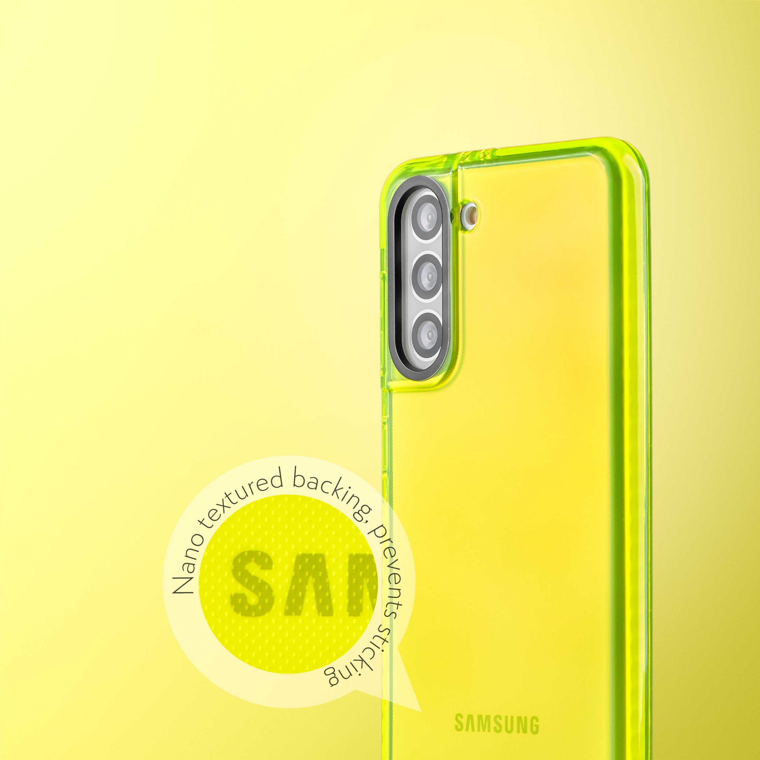 Barrier Case for Galaxy S21 - Hi-Energy Neon Yellow