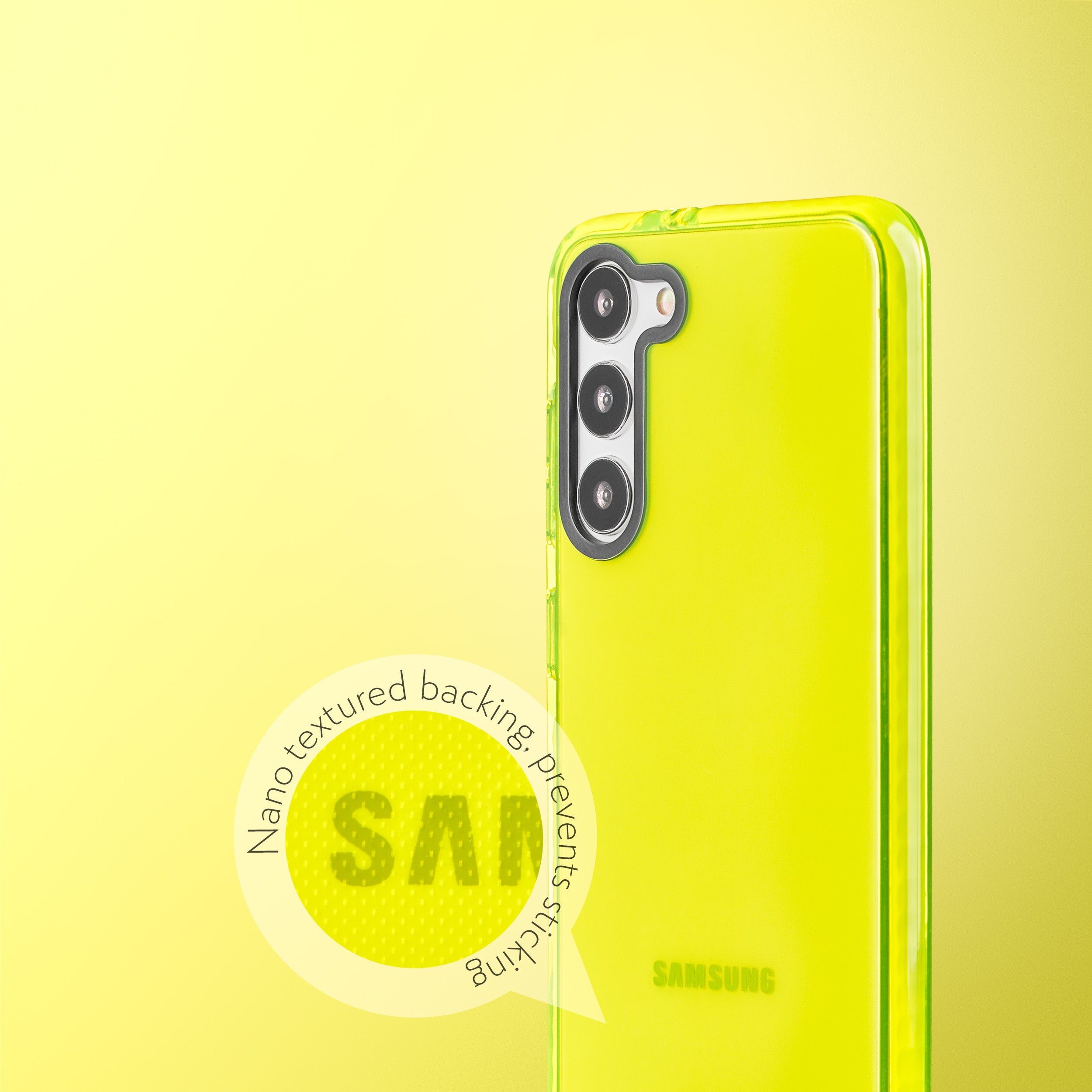 Barrier Case for Galaxy S24 Plus - Hi-Energy Neon Yellow